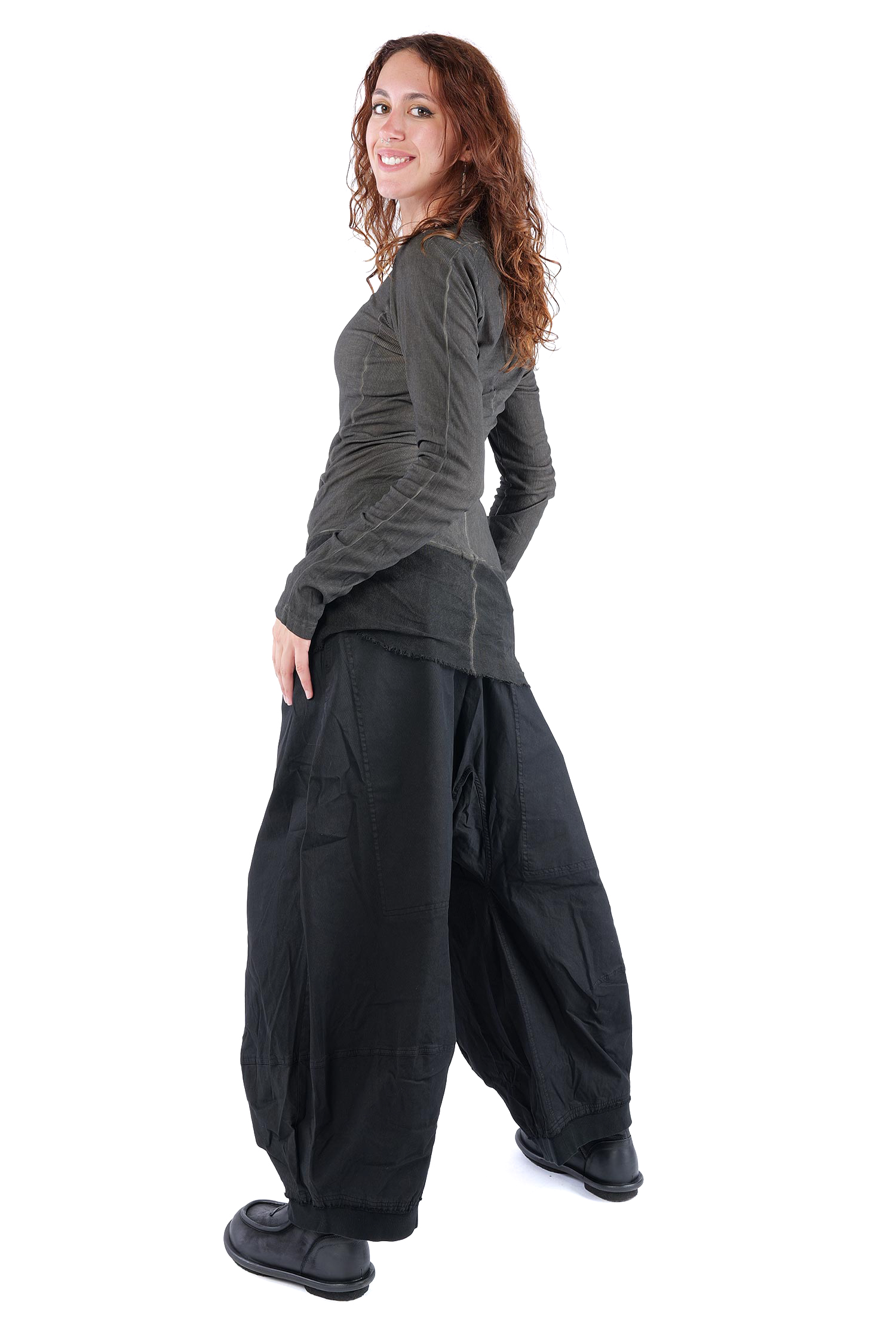 Longsleeve mit Tüll - Black cloud - 2262340503