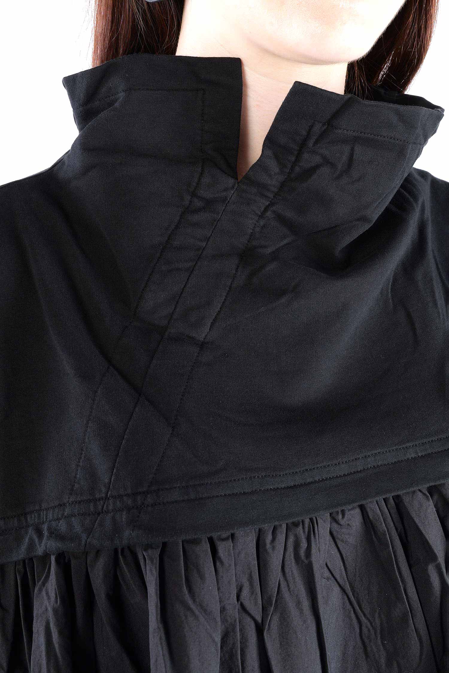 Gerüschte Tunika - Schwarz - 2262280906