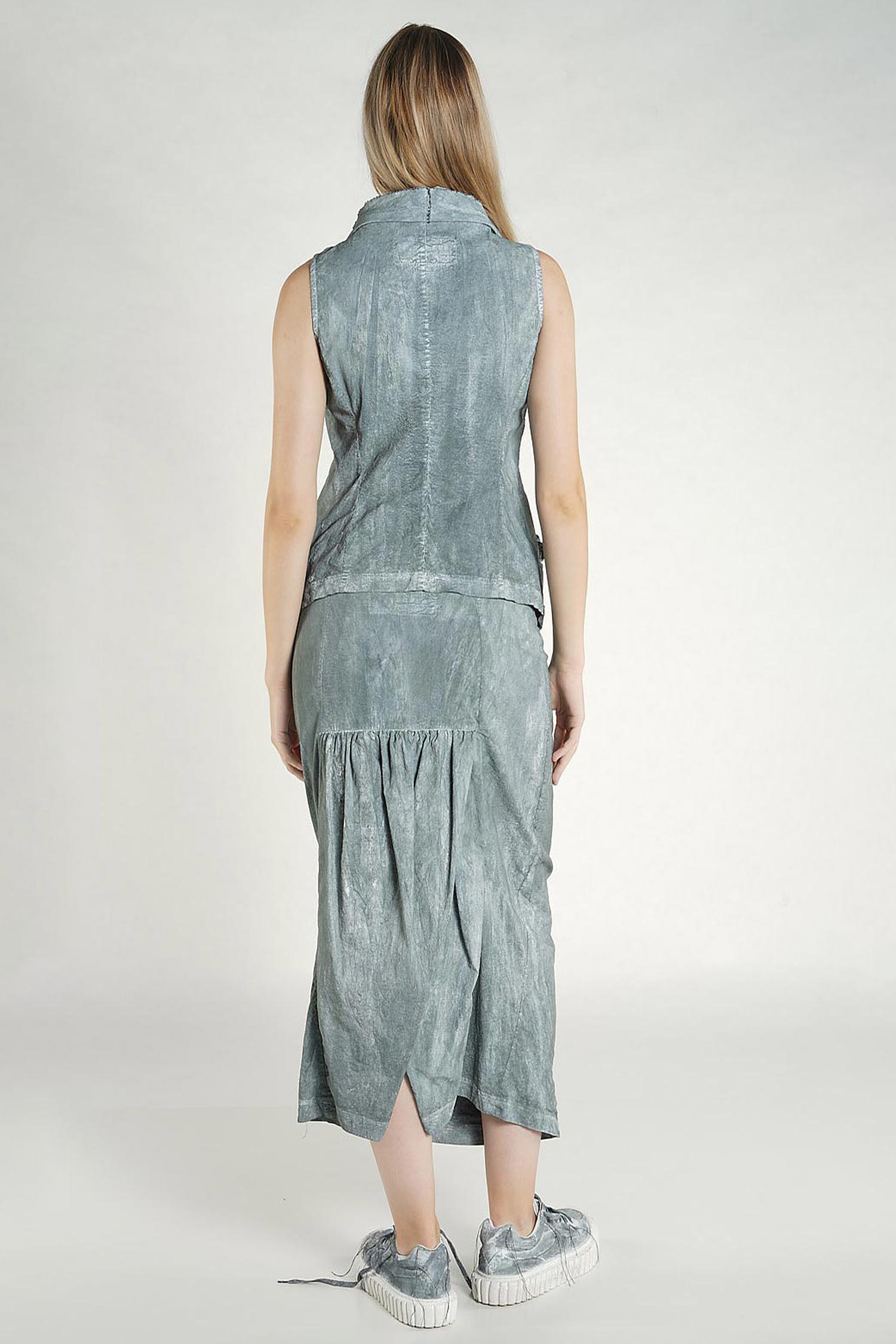 Weste mit Spitze - Black gloss - 1262241028