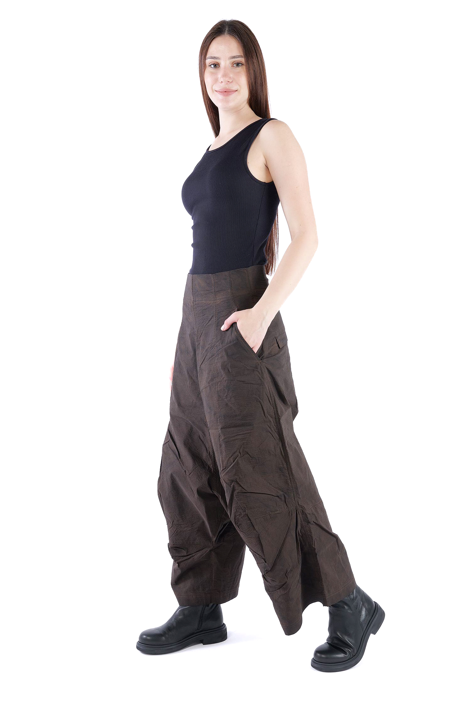 Weite Stretchhose - Umbra cloud - 2261240124