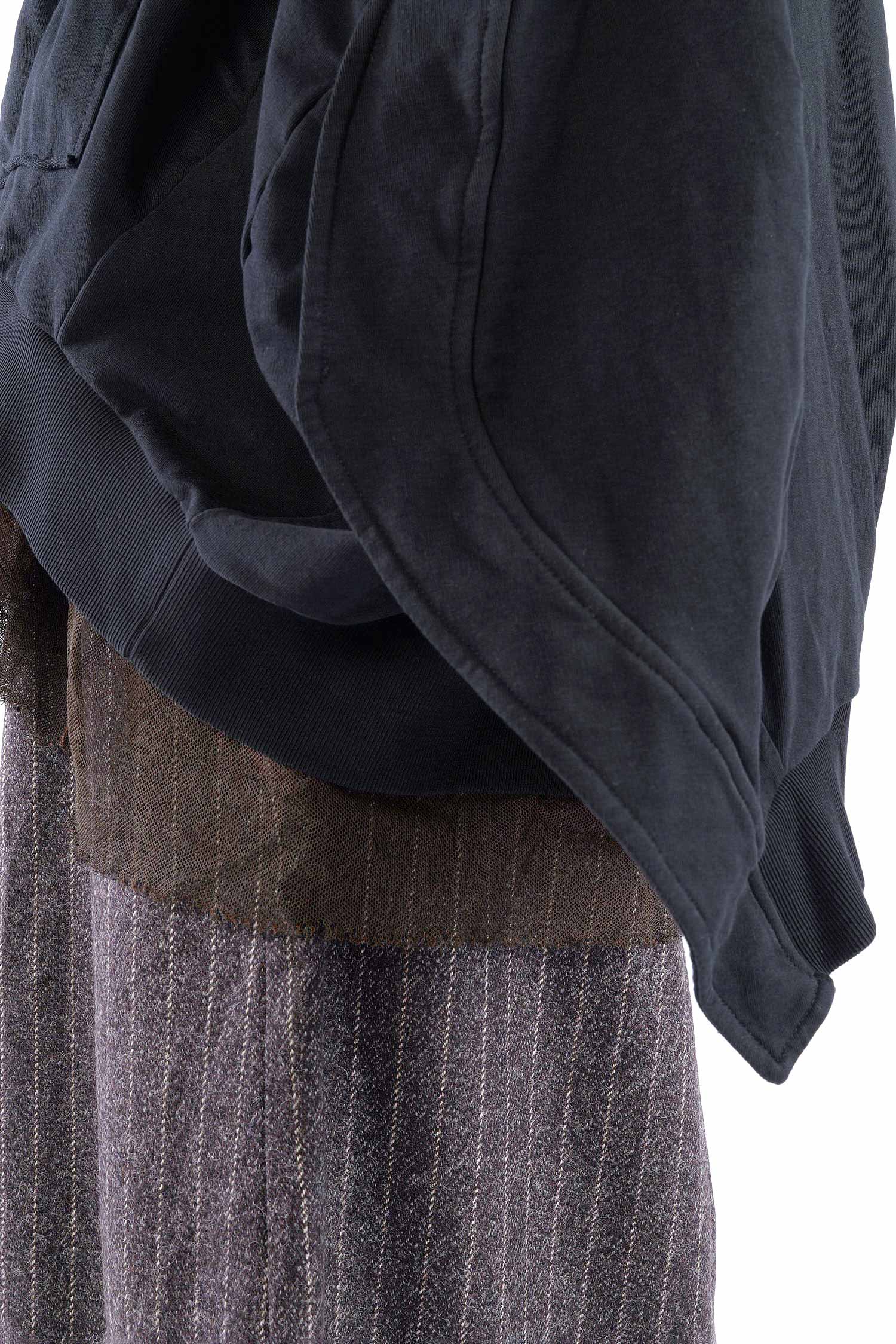 Oversize Sweatjacke - Schwarz - 2263251102
