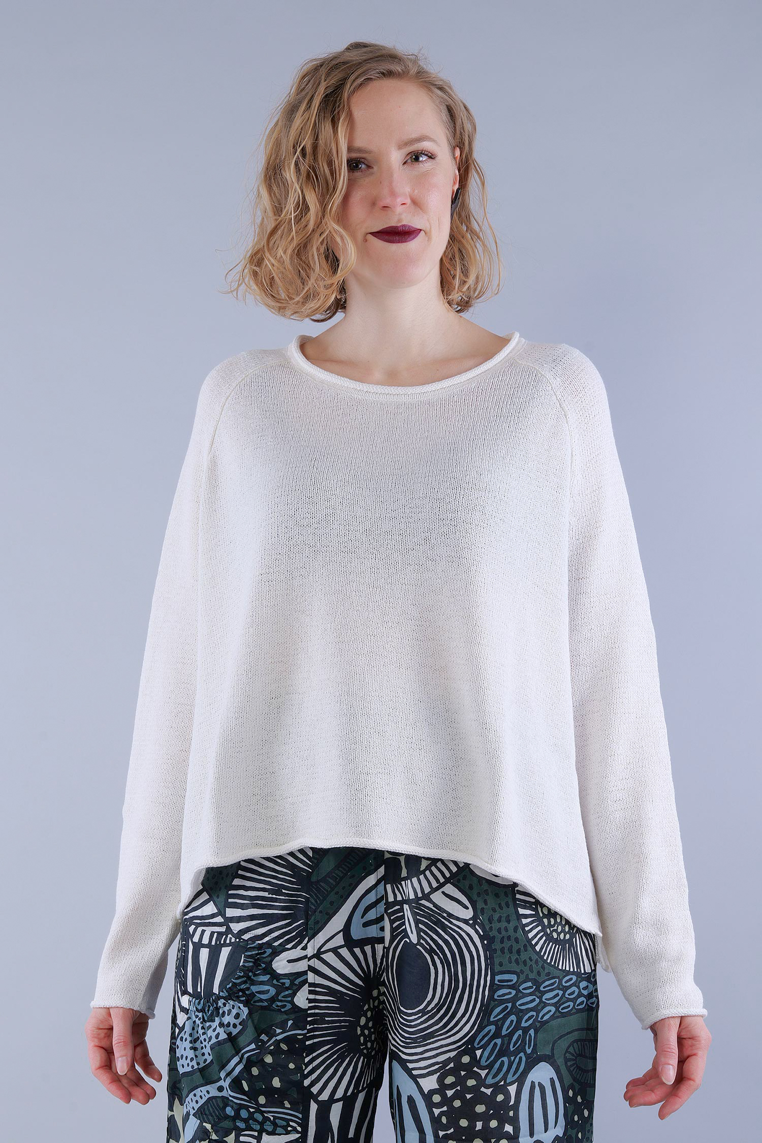 Grobstrickpullover - Offwhite - 1263720719