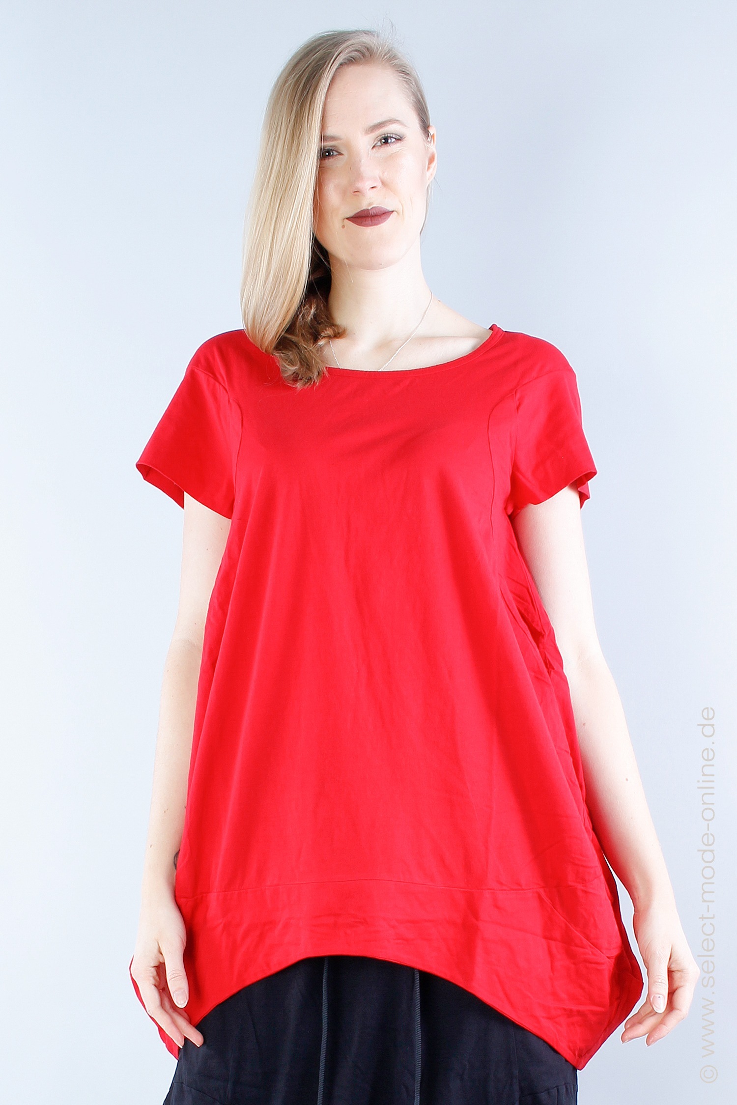 Jersey T-Shirt - red - 1232300521