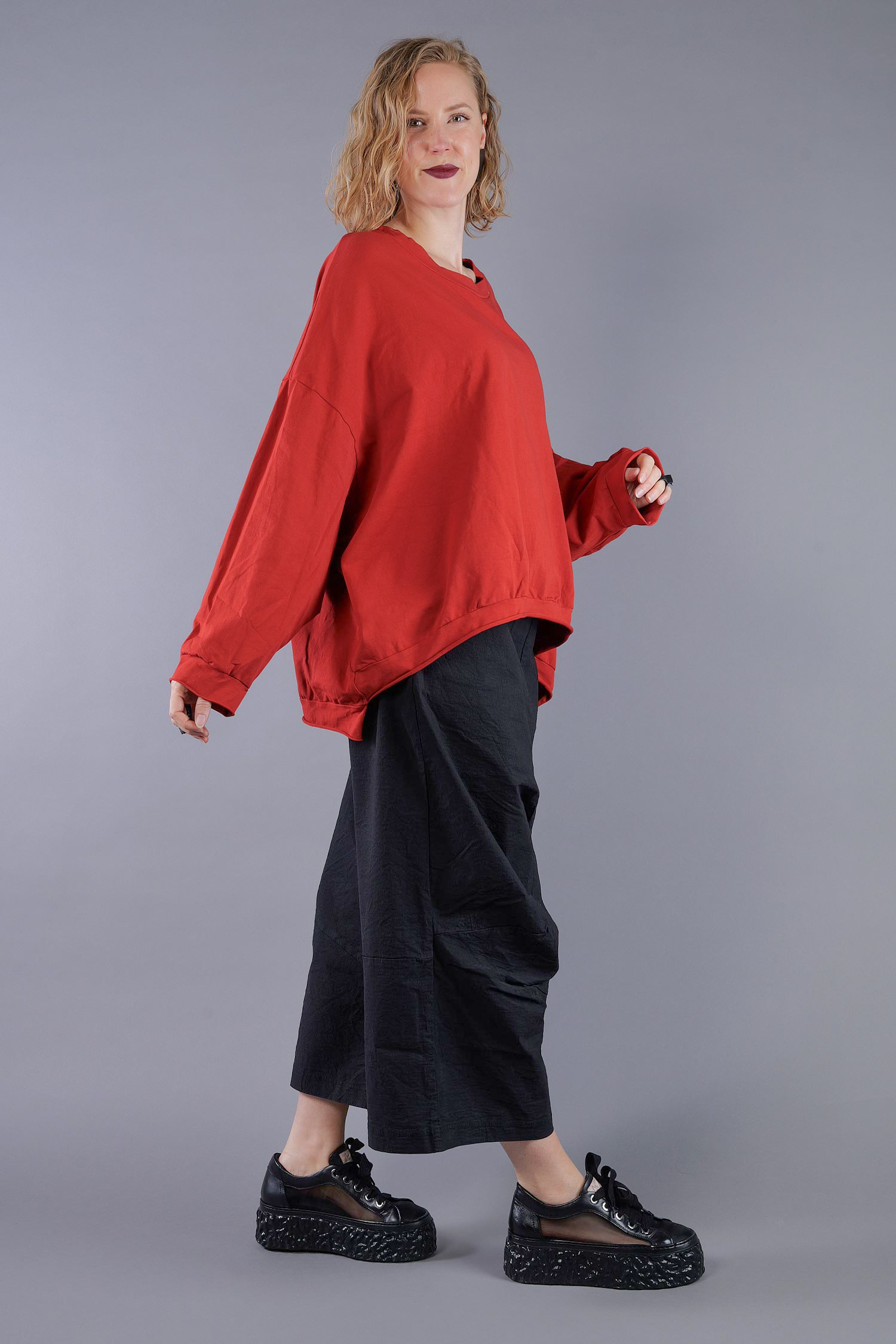Oversize Jerseypullover - Kichern - Handcare