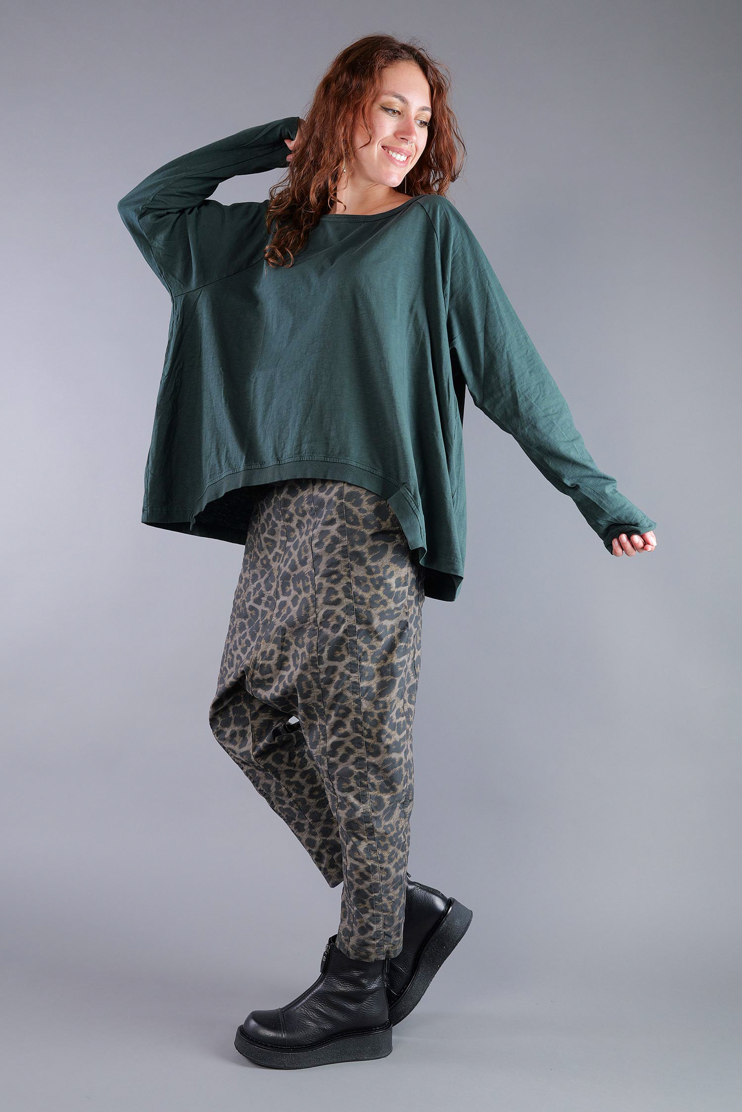 Oversize Pullover - Forest - 2263640513