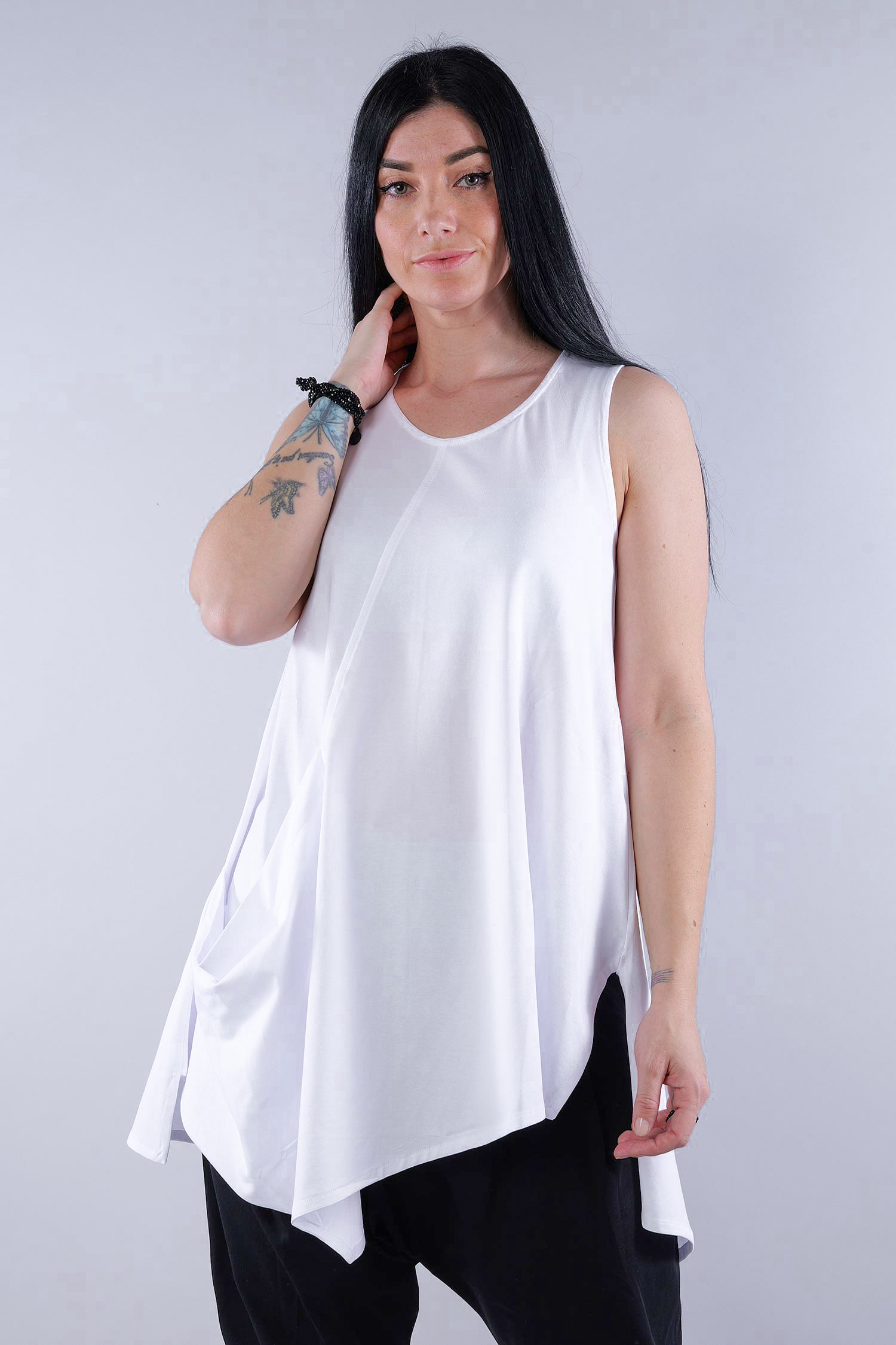 Jerseytop - Weiß - 26.1-KHJ117