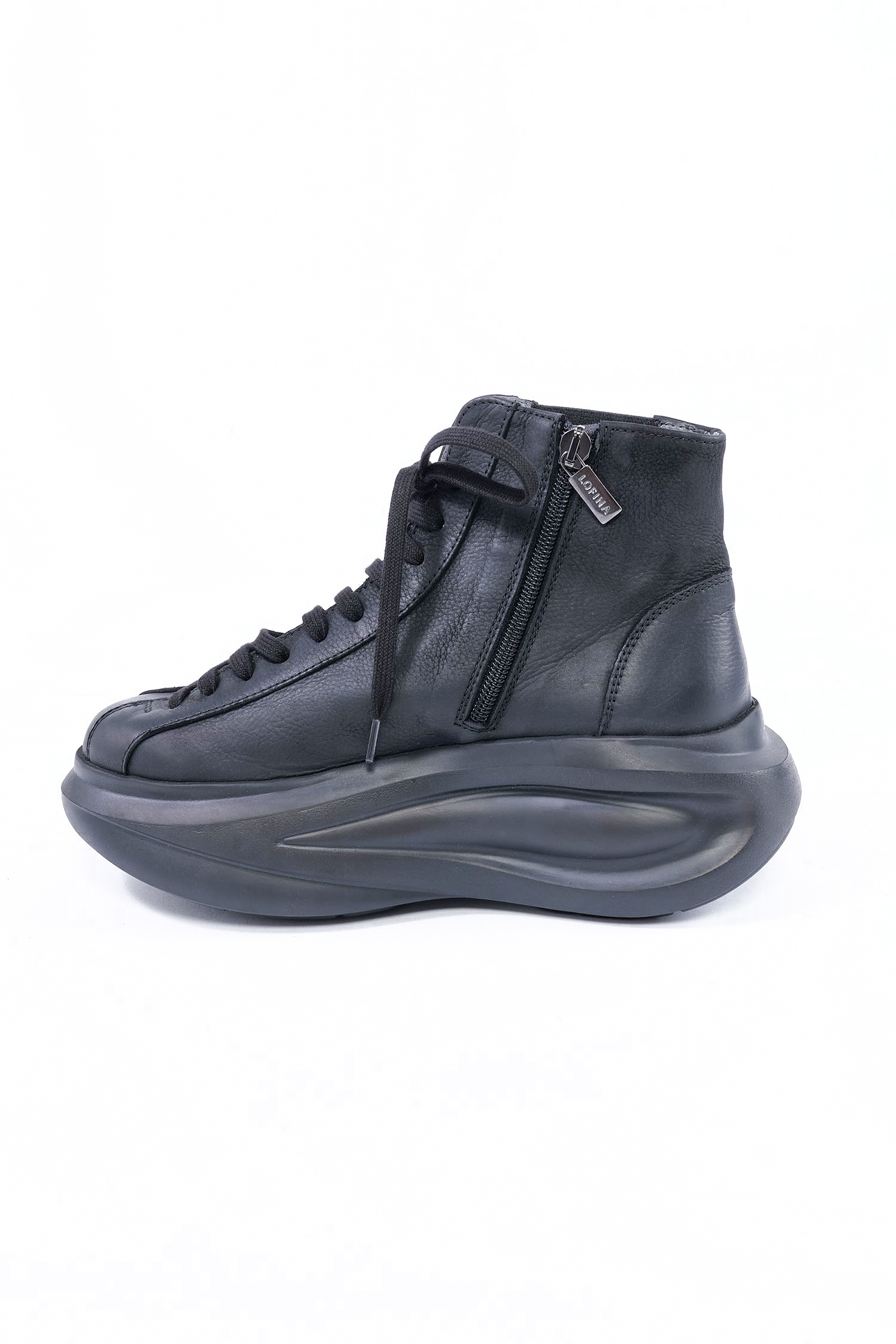 Leather boots - black - 7322