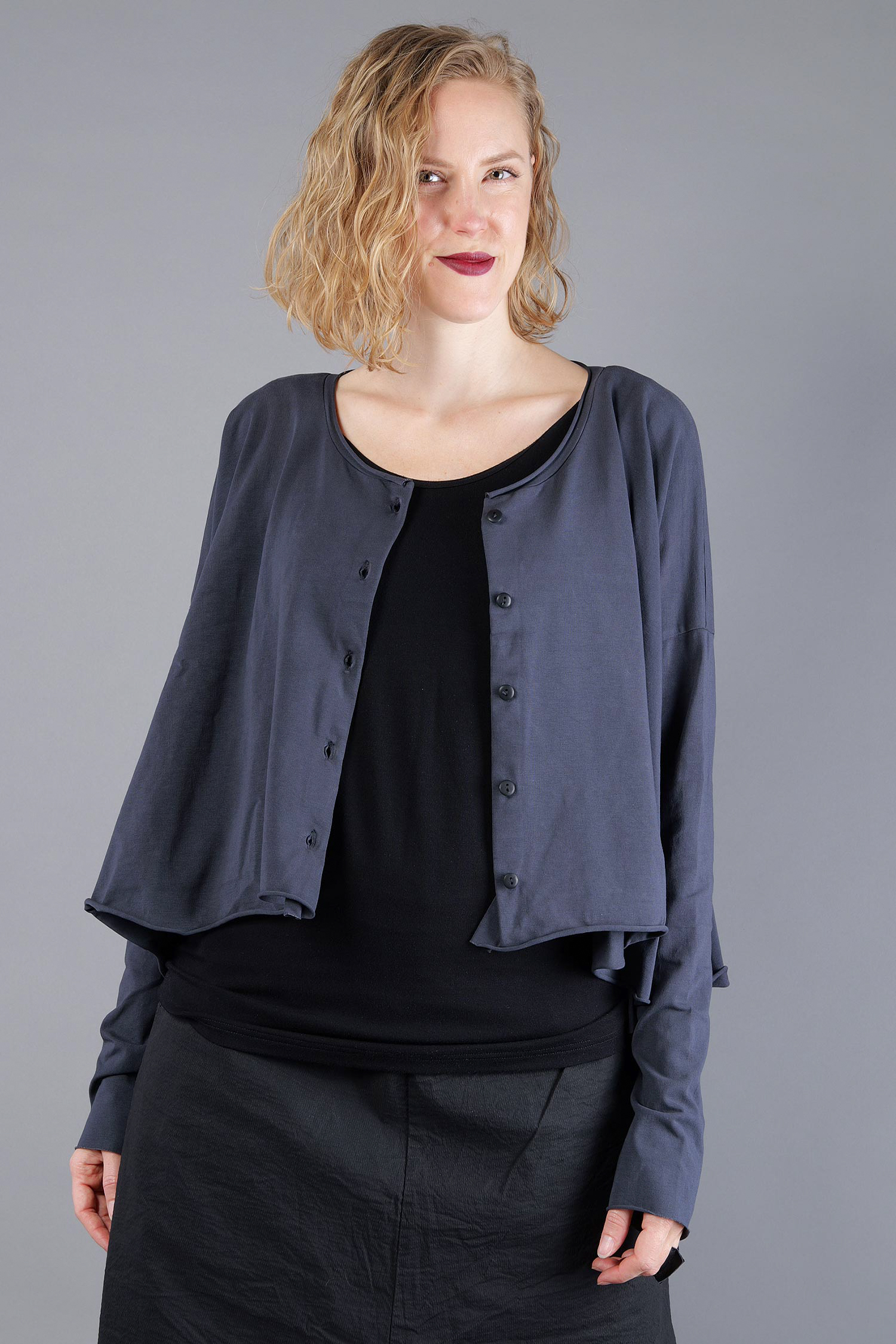 Oversize Jerseyjacke - Satt - Soulviel