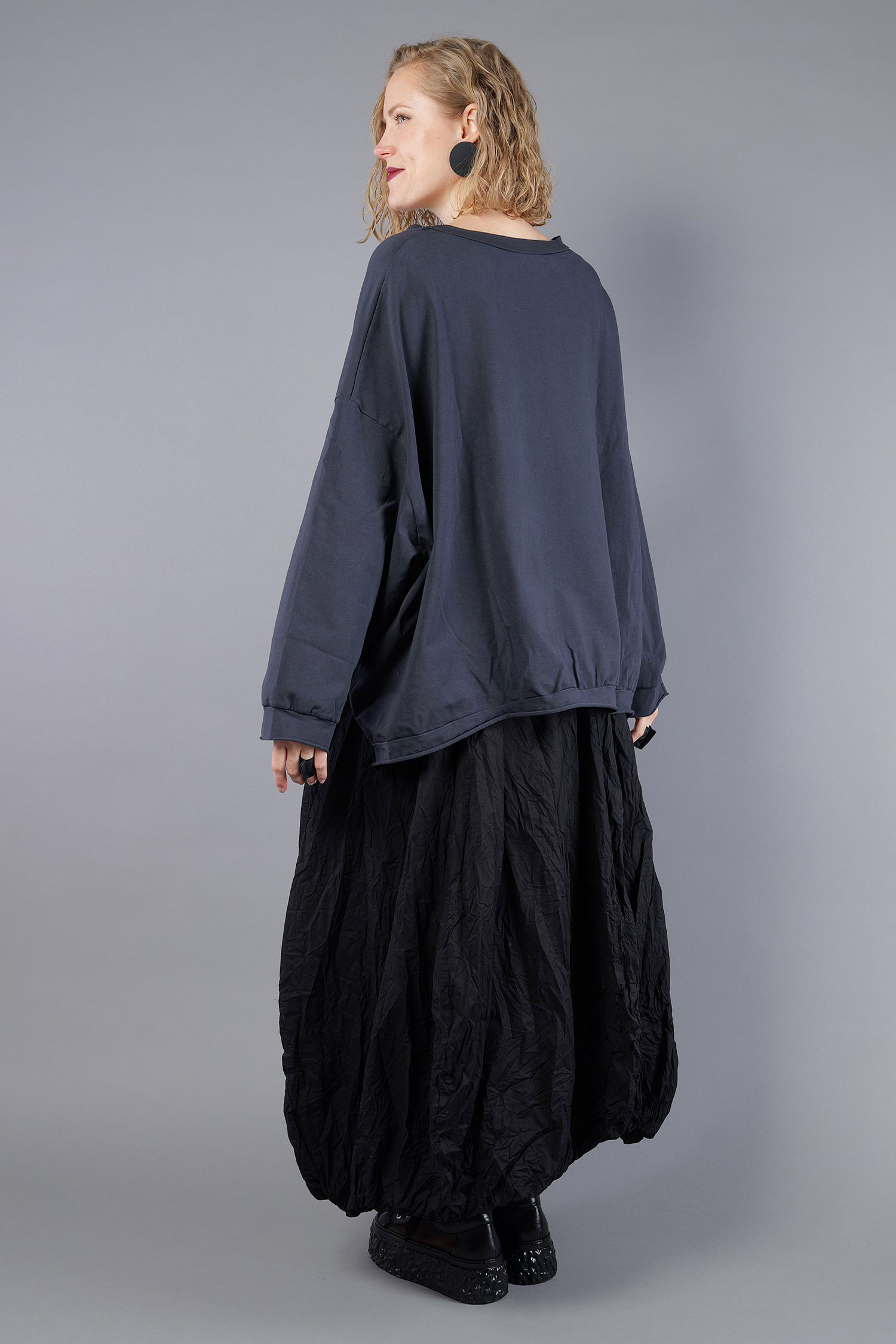 Oversize Jerseypullover - Satt - Handcare