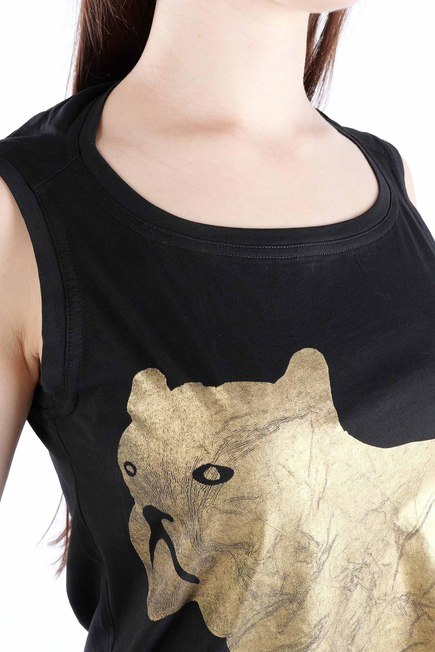 Top mit Print - Black print - 2261300805