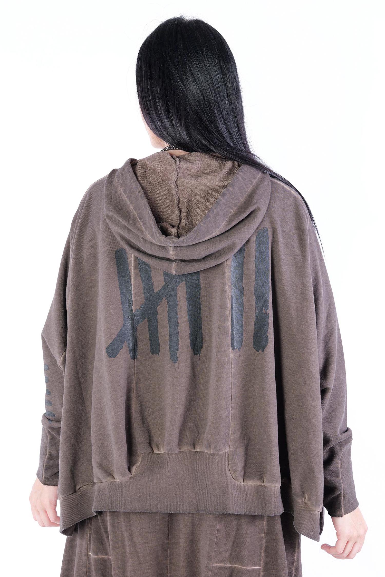 Sweatjacke - Chocolate print - 2106