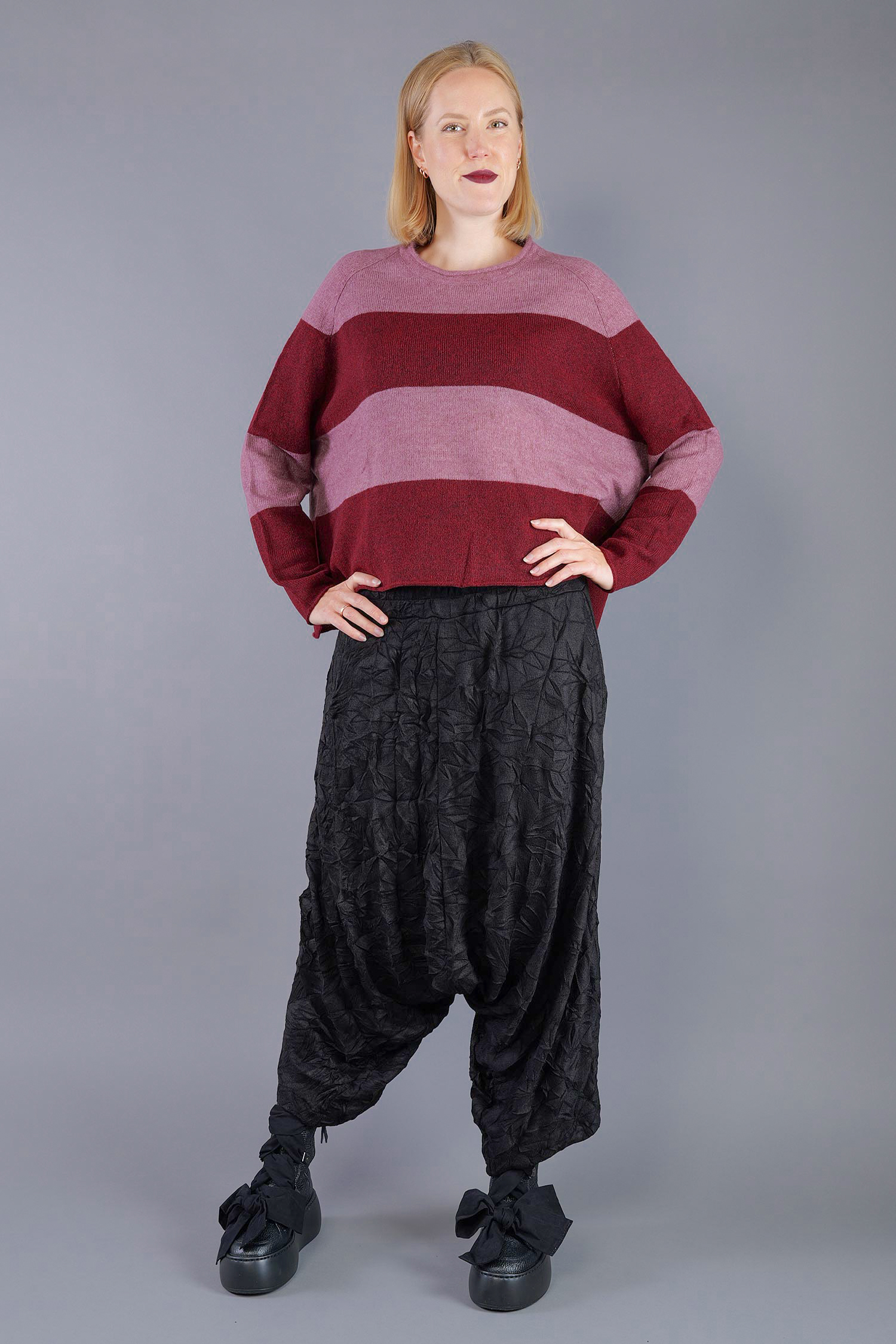 Knitted pullover - Lava crystal - 2263480704