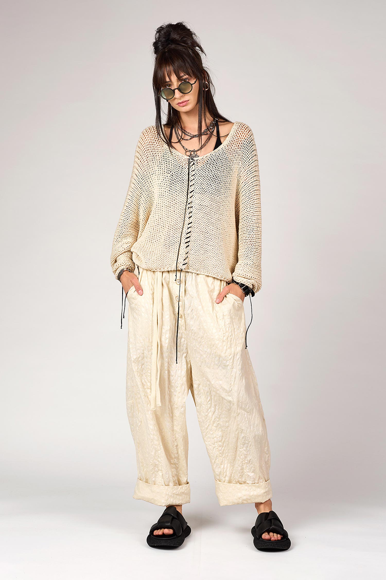 Strickpullover - Schwarz - Musso