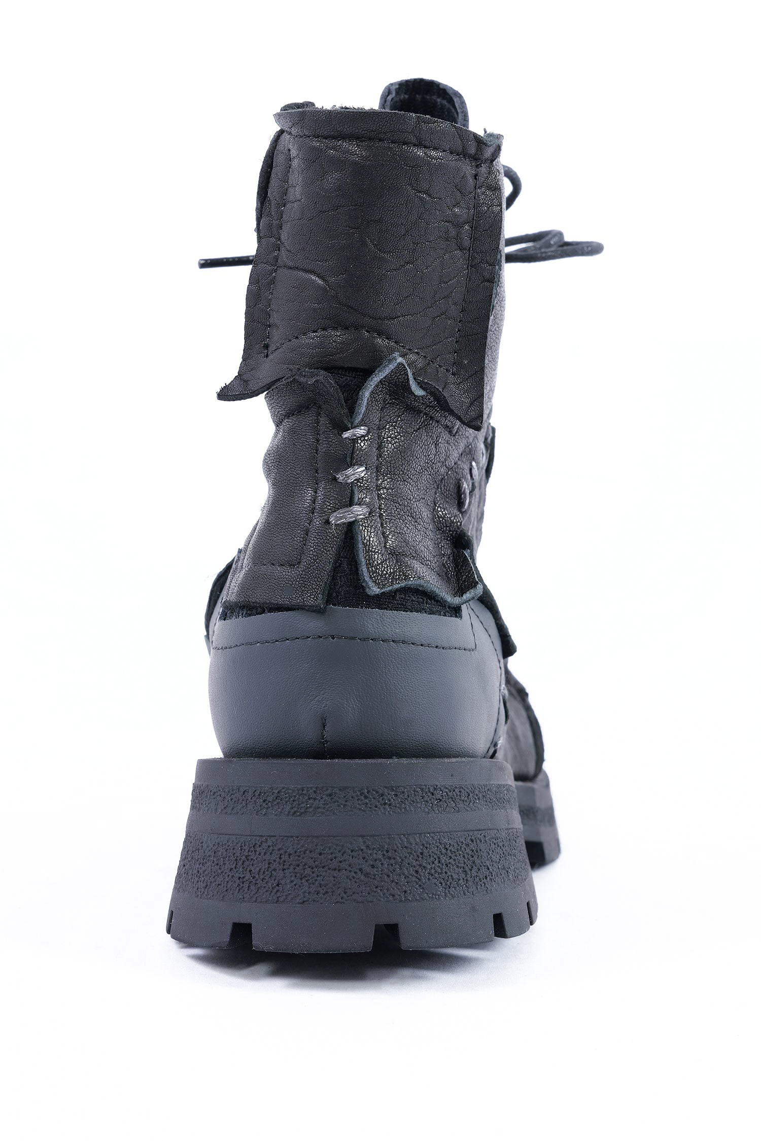 Leder Boots - Schwarz - Iniko