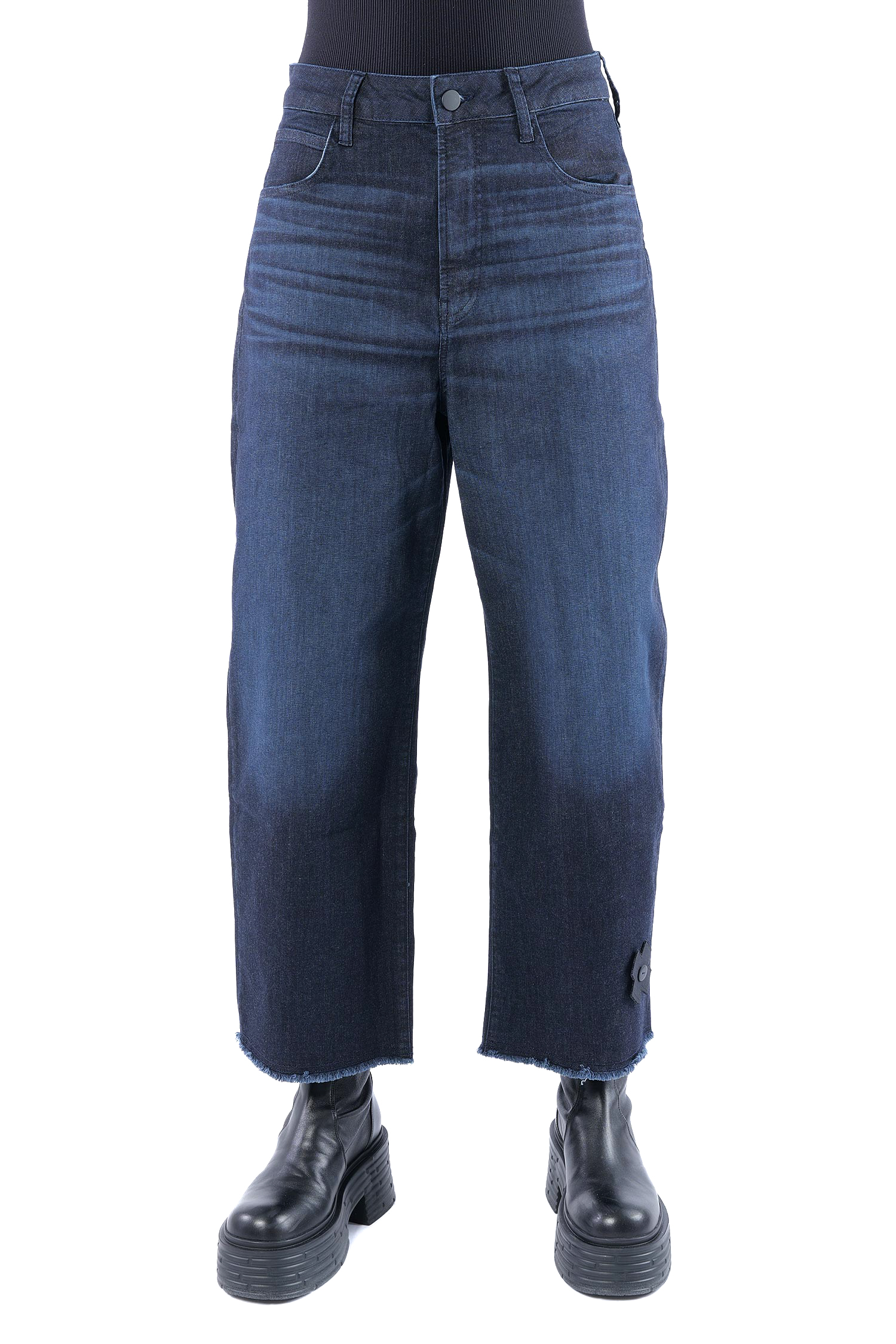Weite Jeanshose - Darkblue - 10019