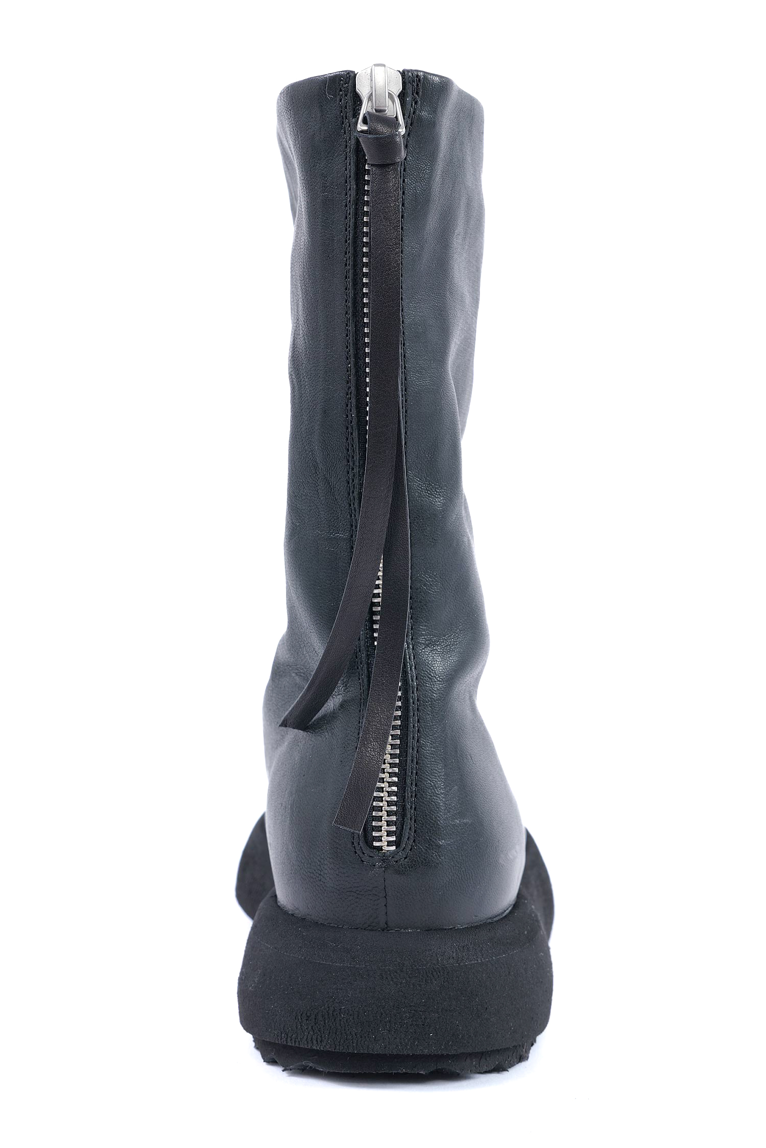 Plateau Lederstiefel - Schwarz - Milestone