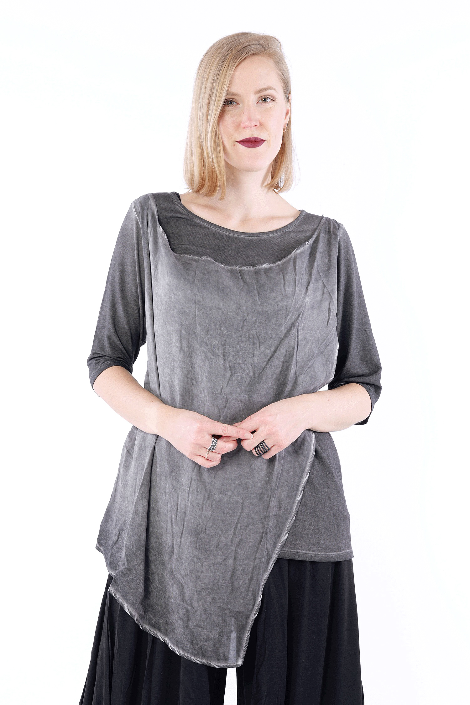 Ausgefallenes T-Shirt - Schwarz - 26066 (2611041066)