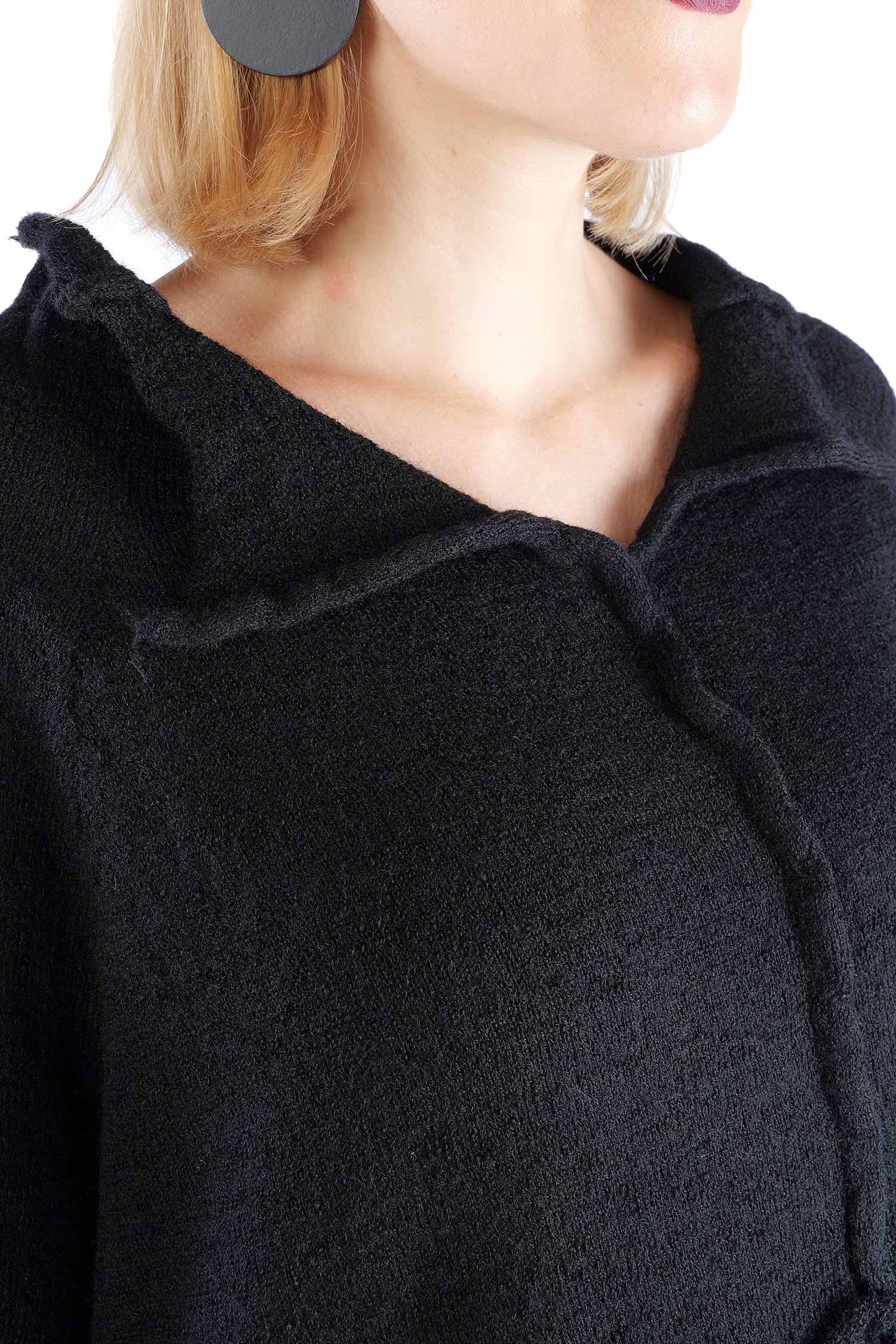 Wolltunika - Schwarz - 2263897309