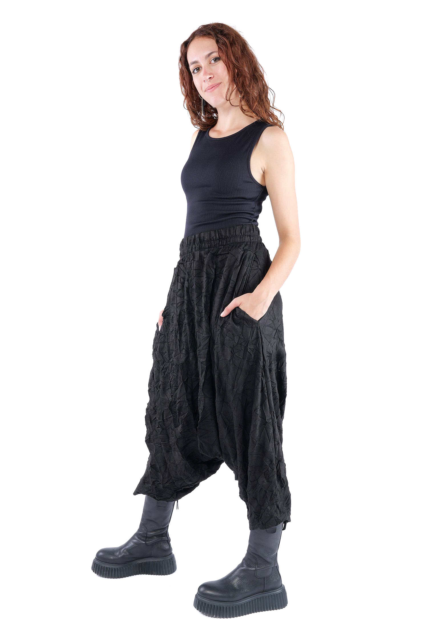Harem pants - Black - M1341