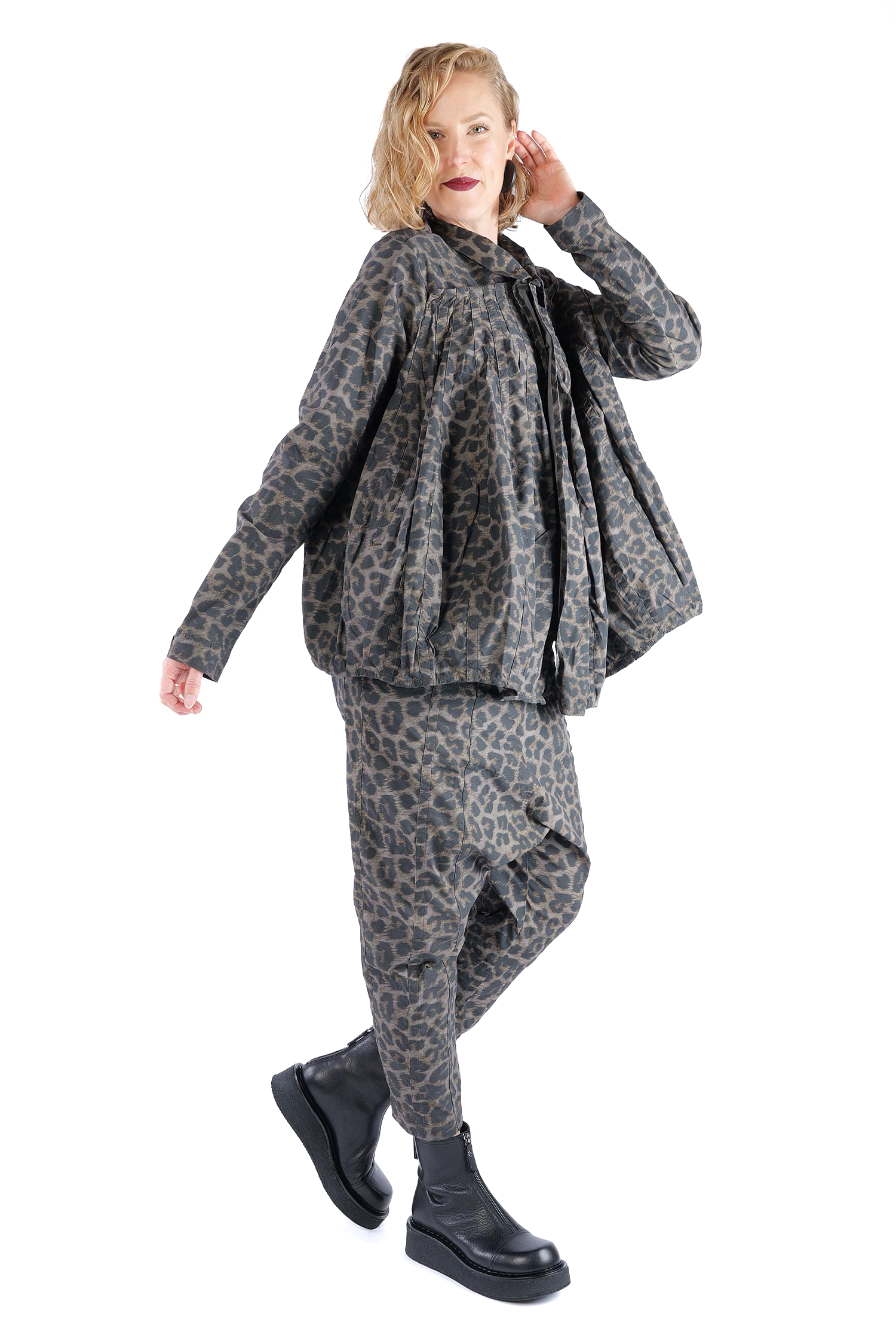 Superstretch-Jacke - Leo black cloud - 2261391110