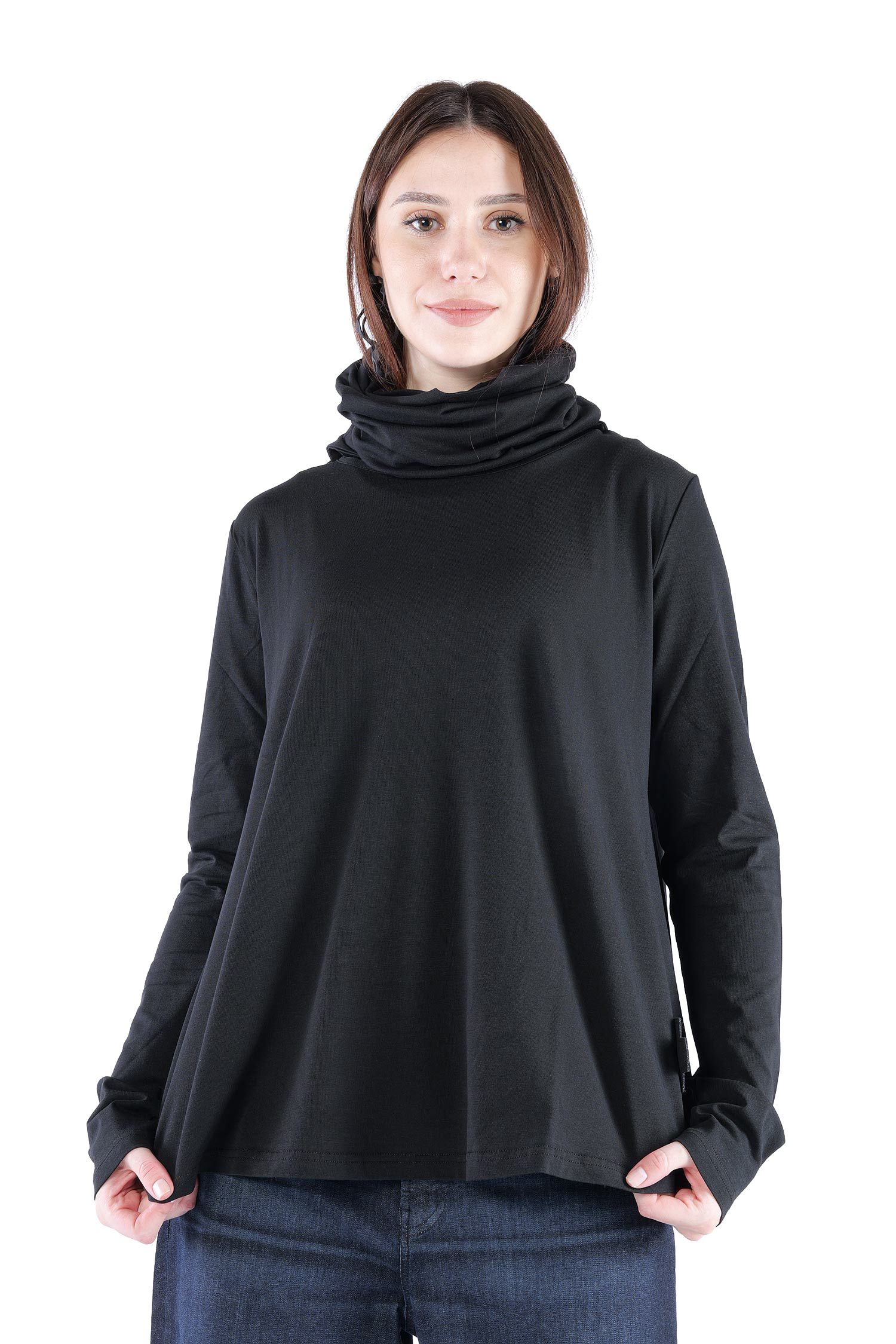 Wandelbarer Pullover - Schwarz - 5093