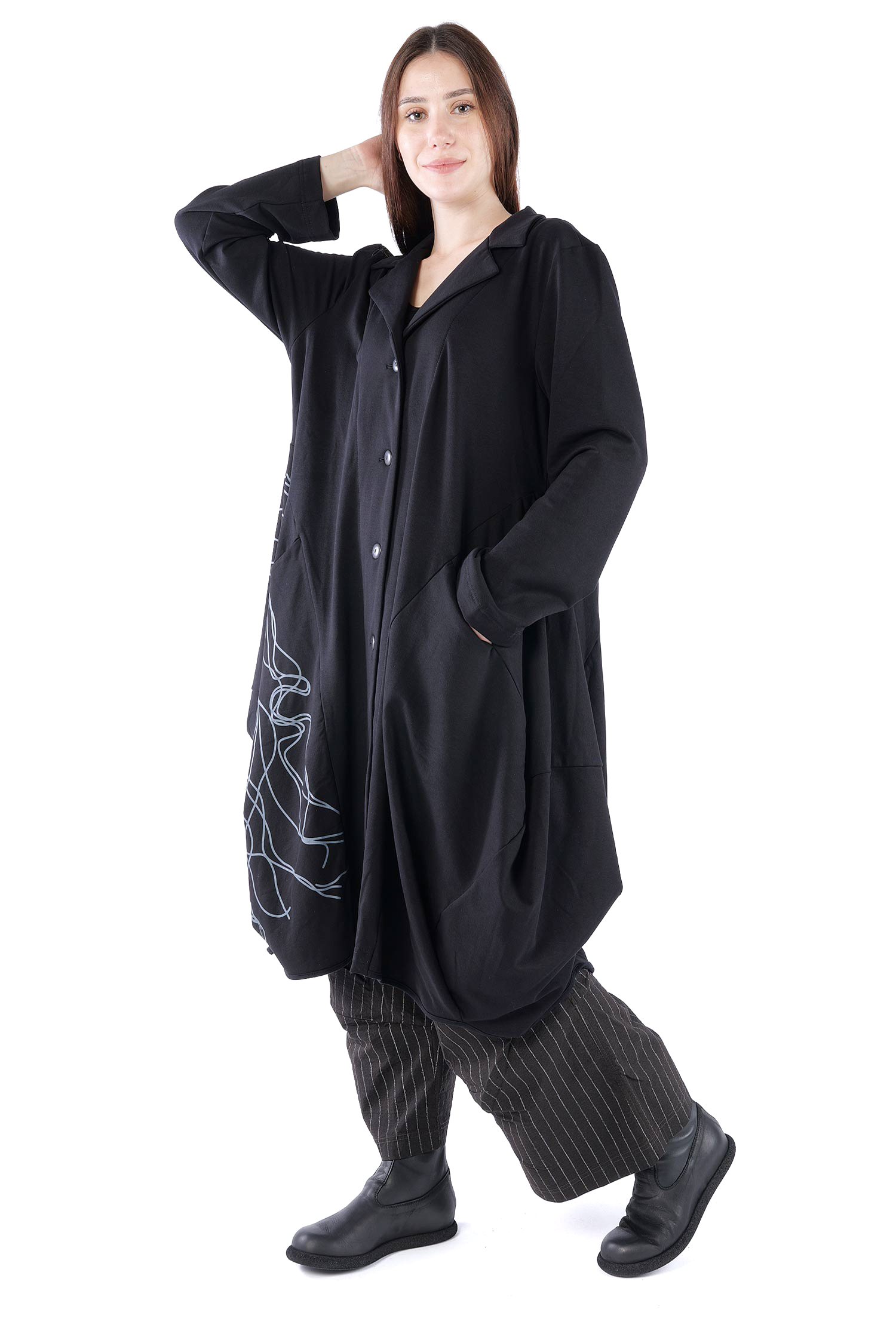 Gehrock - Schwarz - U6168-U