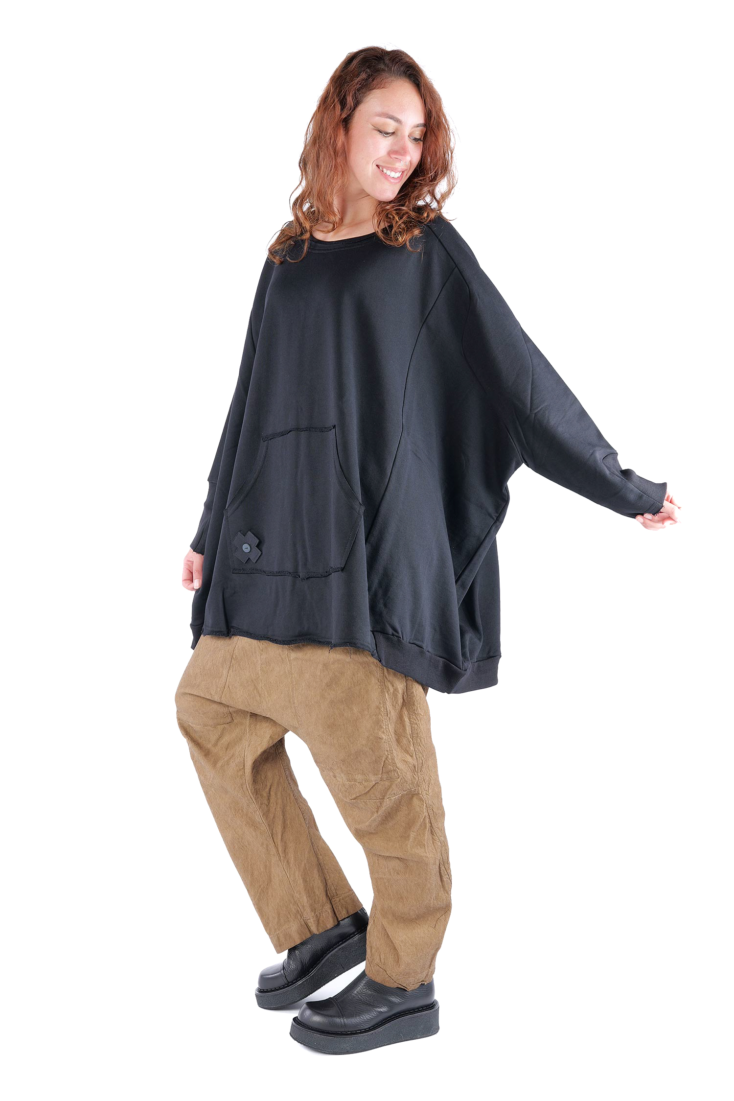 Sweatpullover - Schwarz - 2053