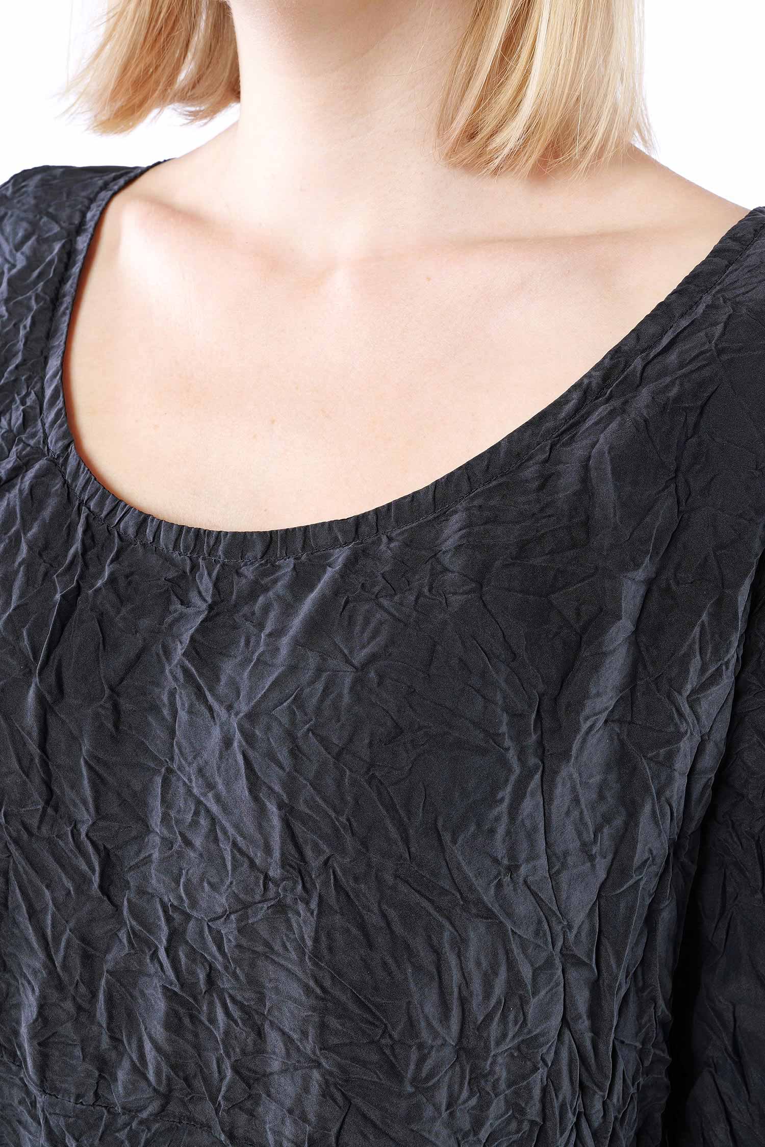 Seidenkleid - Schwarz - Regenknitt