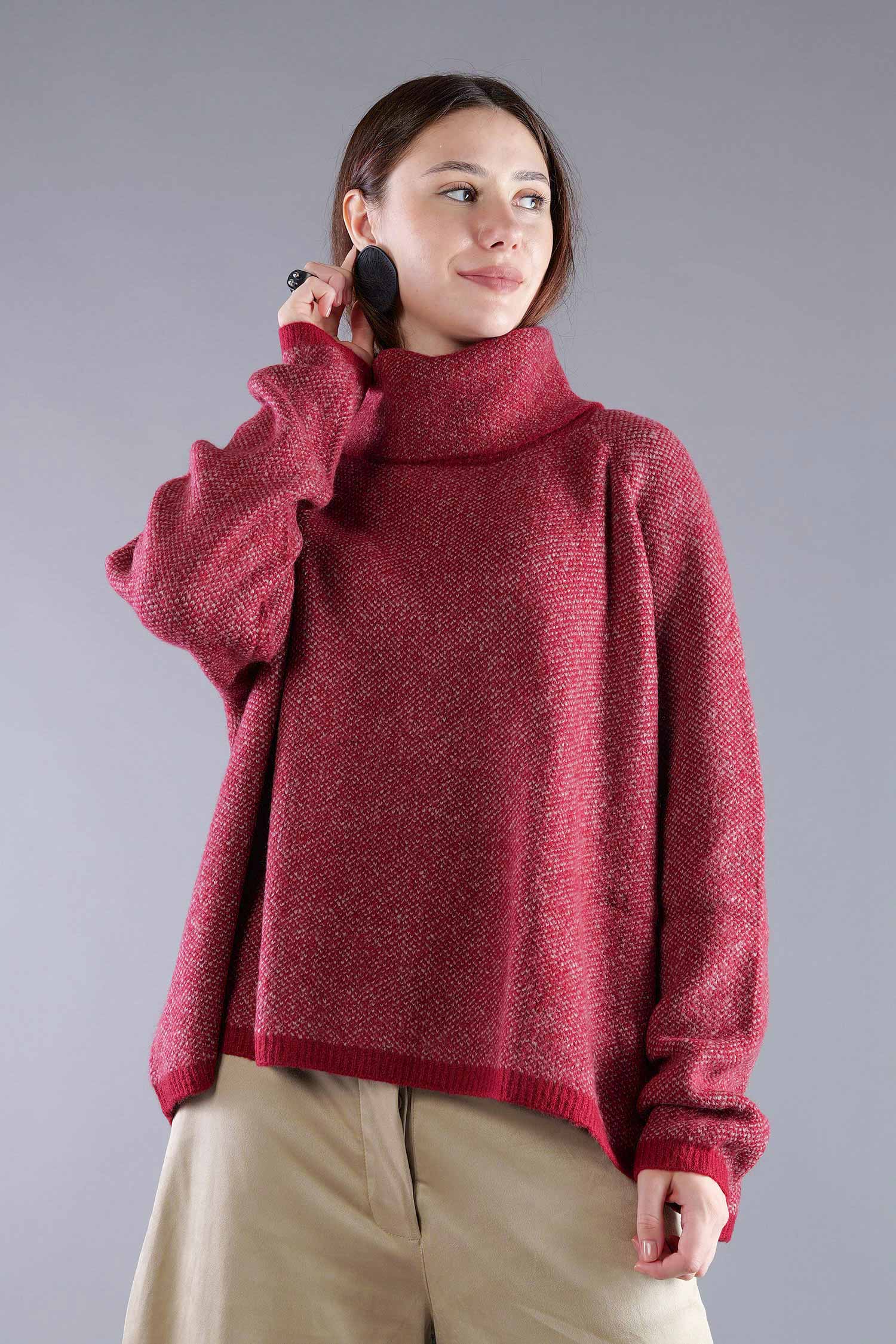 Strickpullover - Lava crystal jacquard - 2263270702