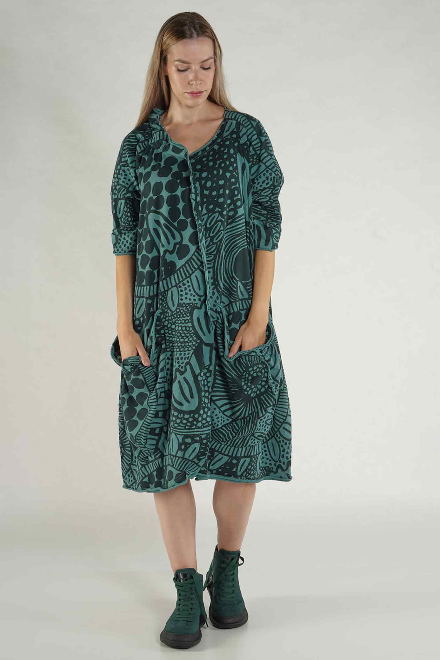 Sweatkleid - Schwarz - 1263290914