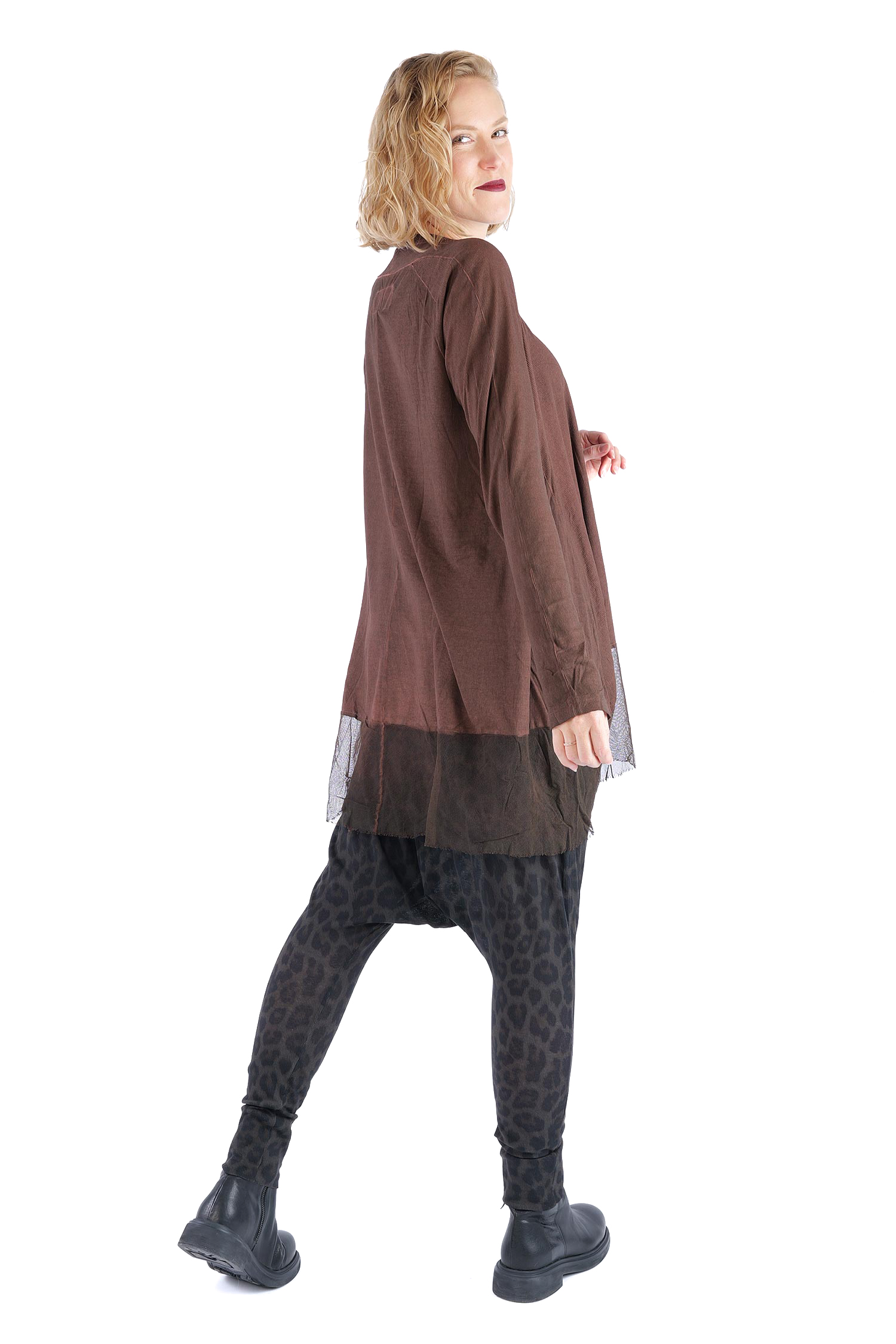 Rippjersey Tunika - Henna cloud - 2262340904