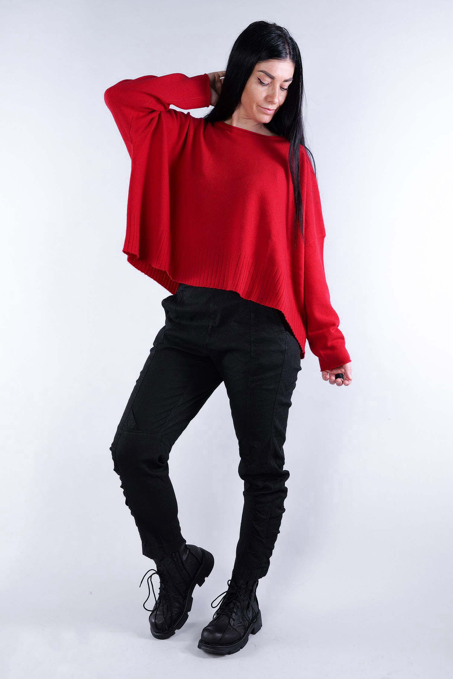 Feinstrick Pullover - Rose - 2253450708