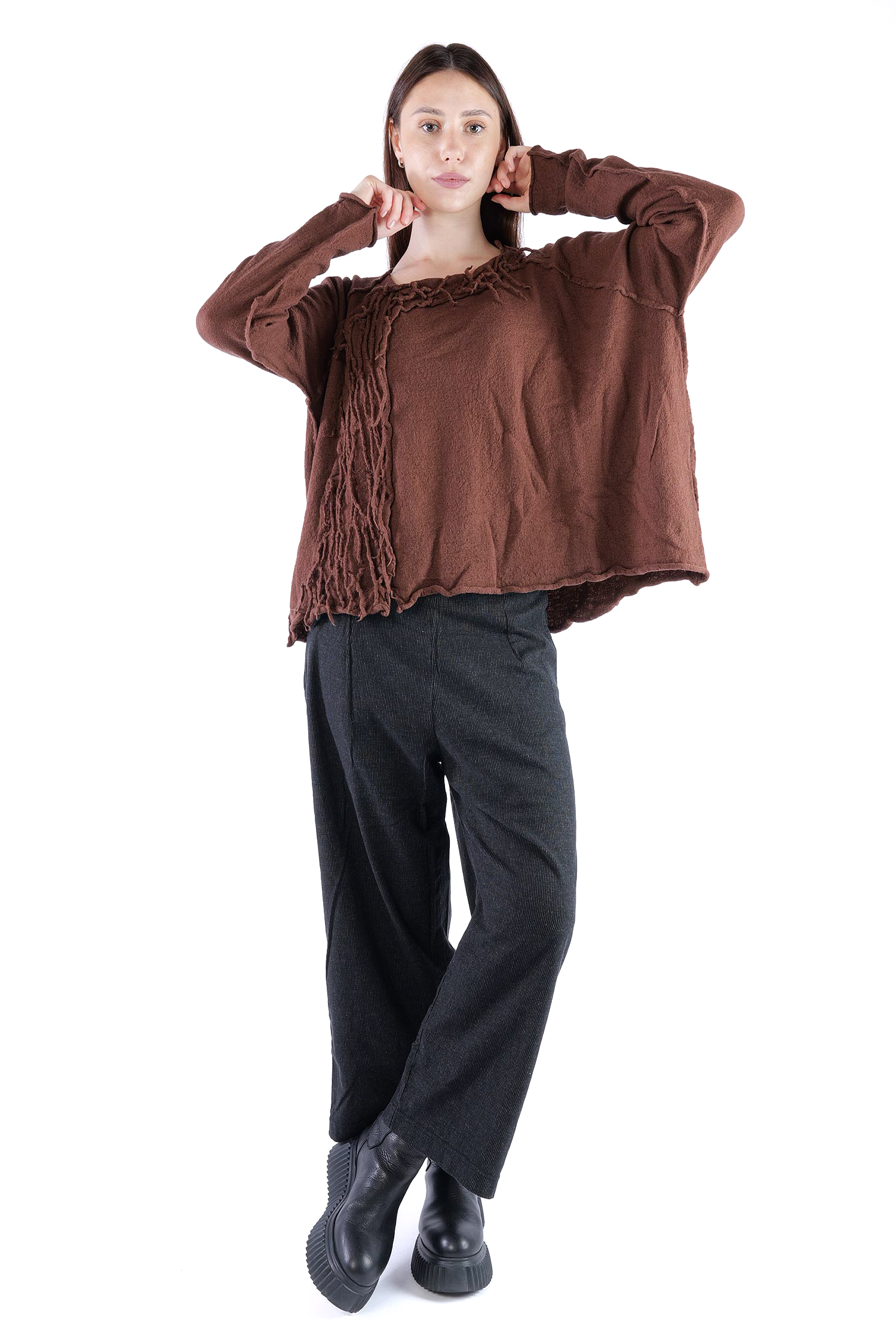 Oversize Wollpullover - Henna - 2262680707