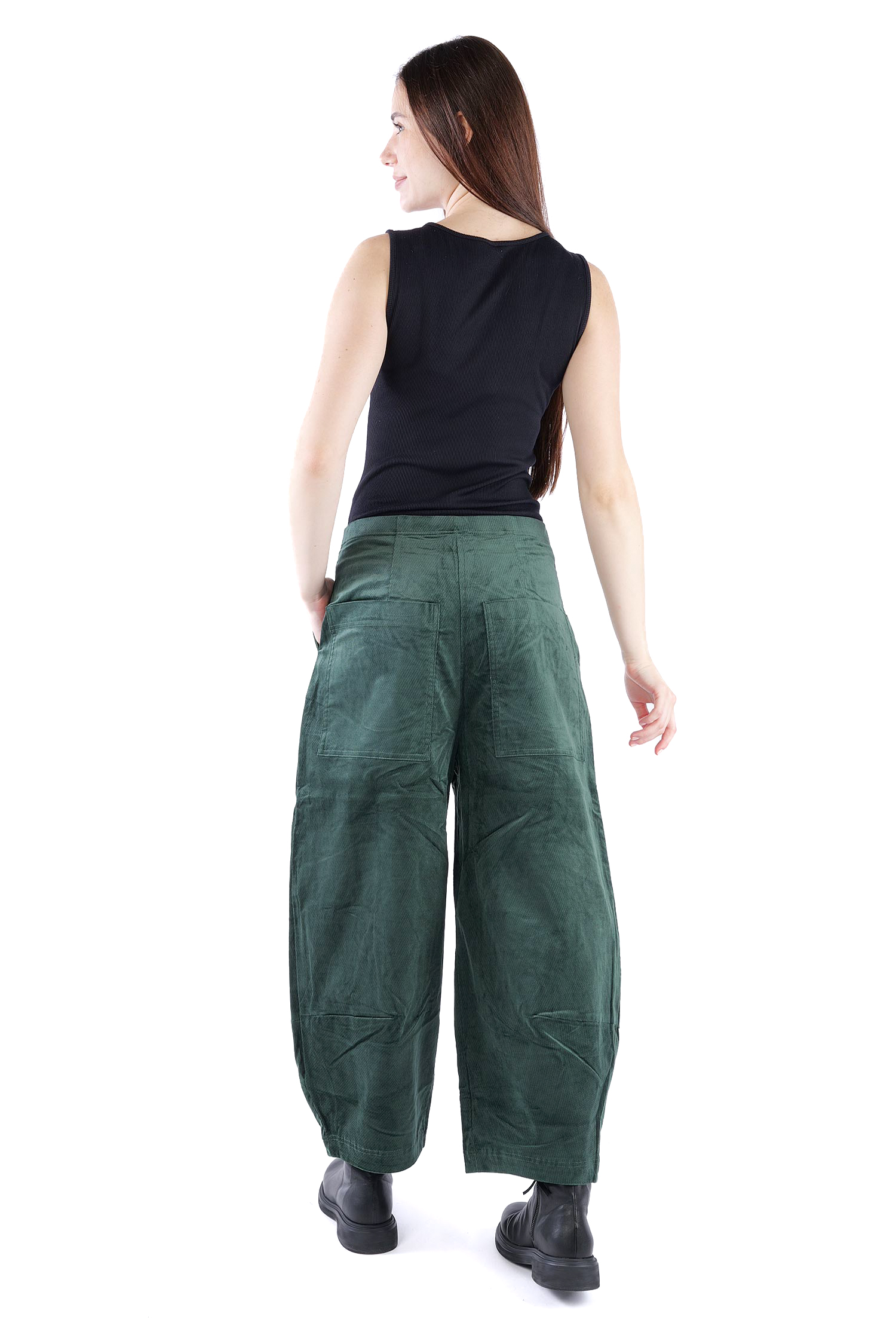 Feincord Hose - Forest - 2263230114