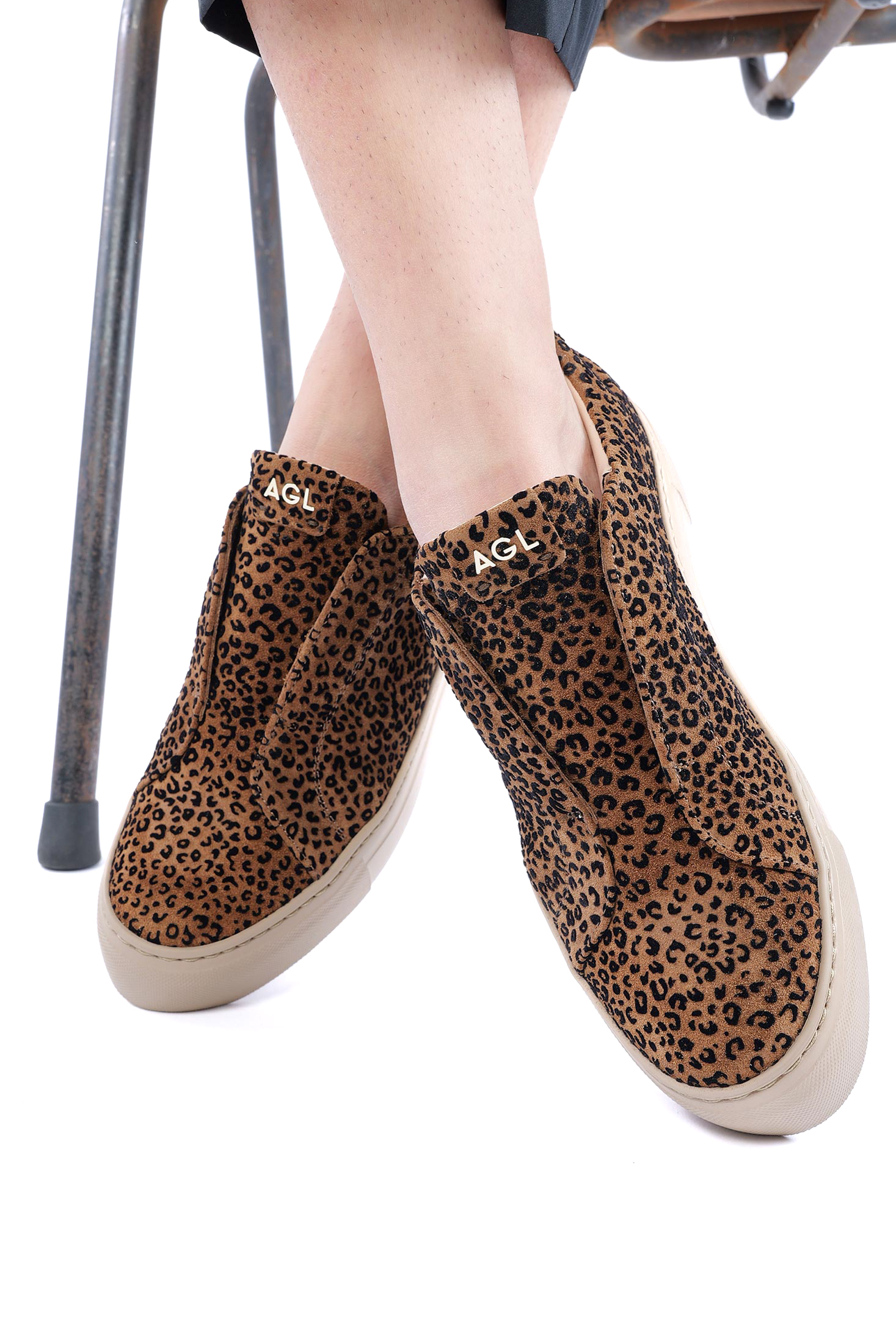 Leo sneaker - Leo / Cognac-Cookie - Clementina