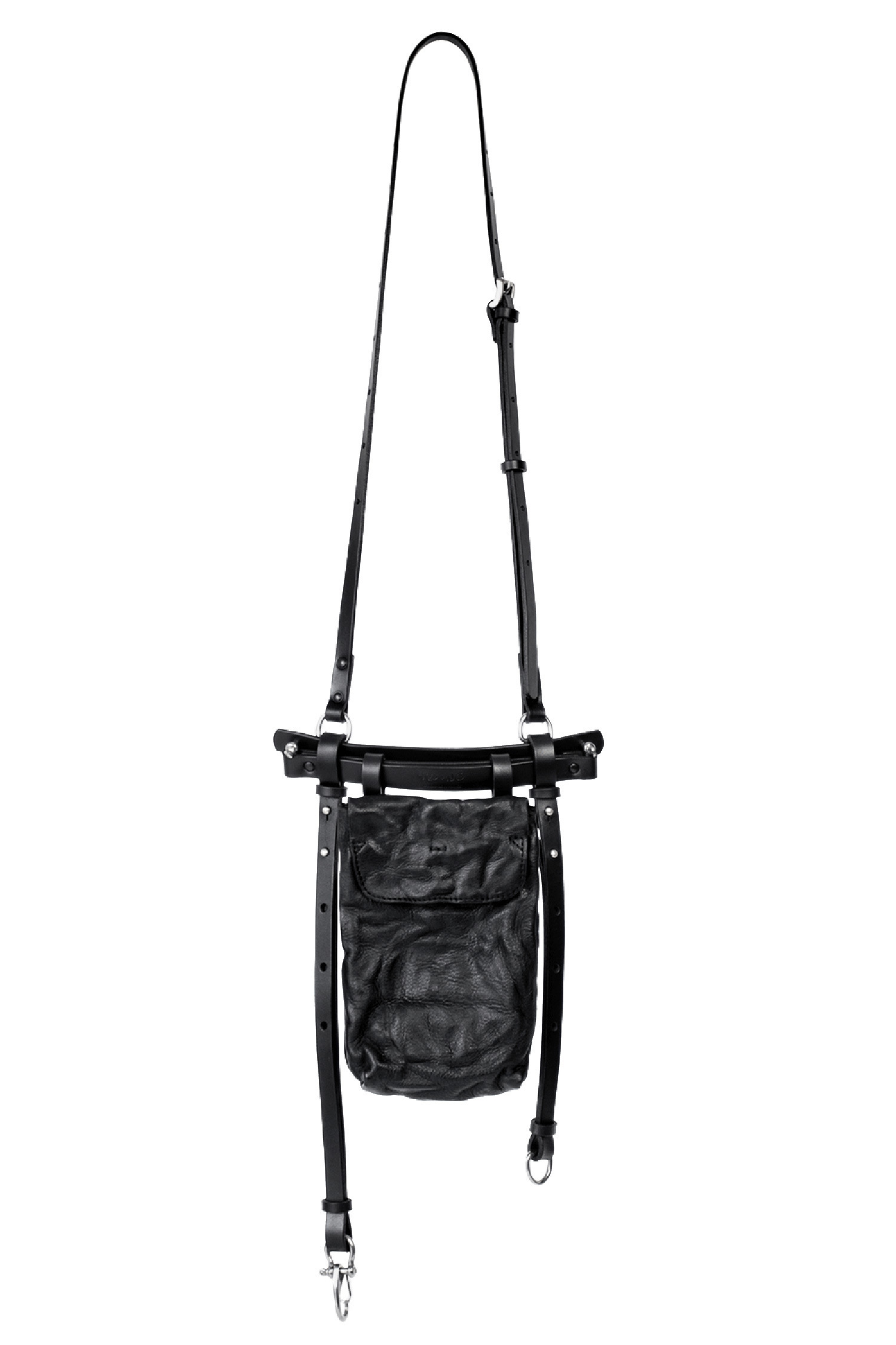 Leather bag - black - Chae