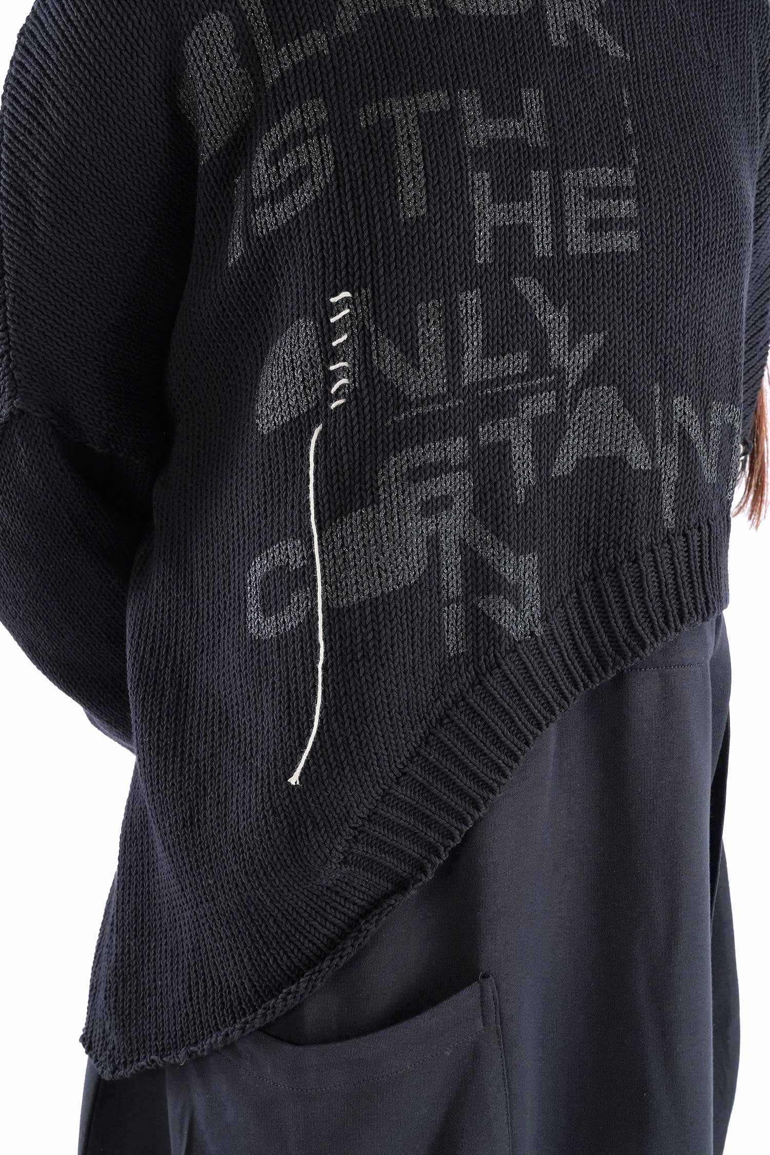 Strick Pullover - Schwarz - Elypse