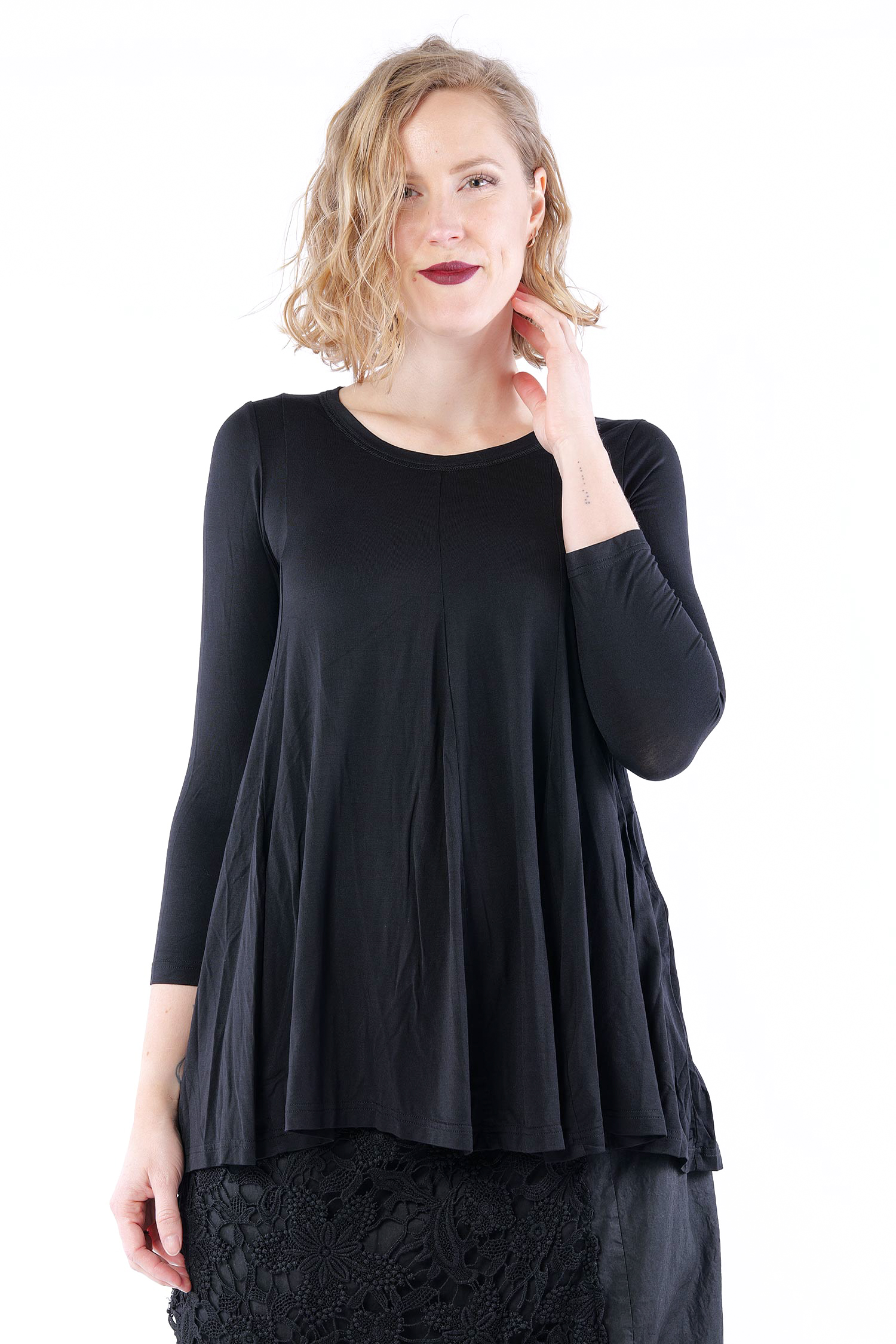 Bell-shaped top - Black - 1263320509
