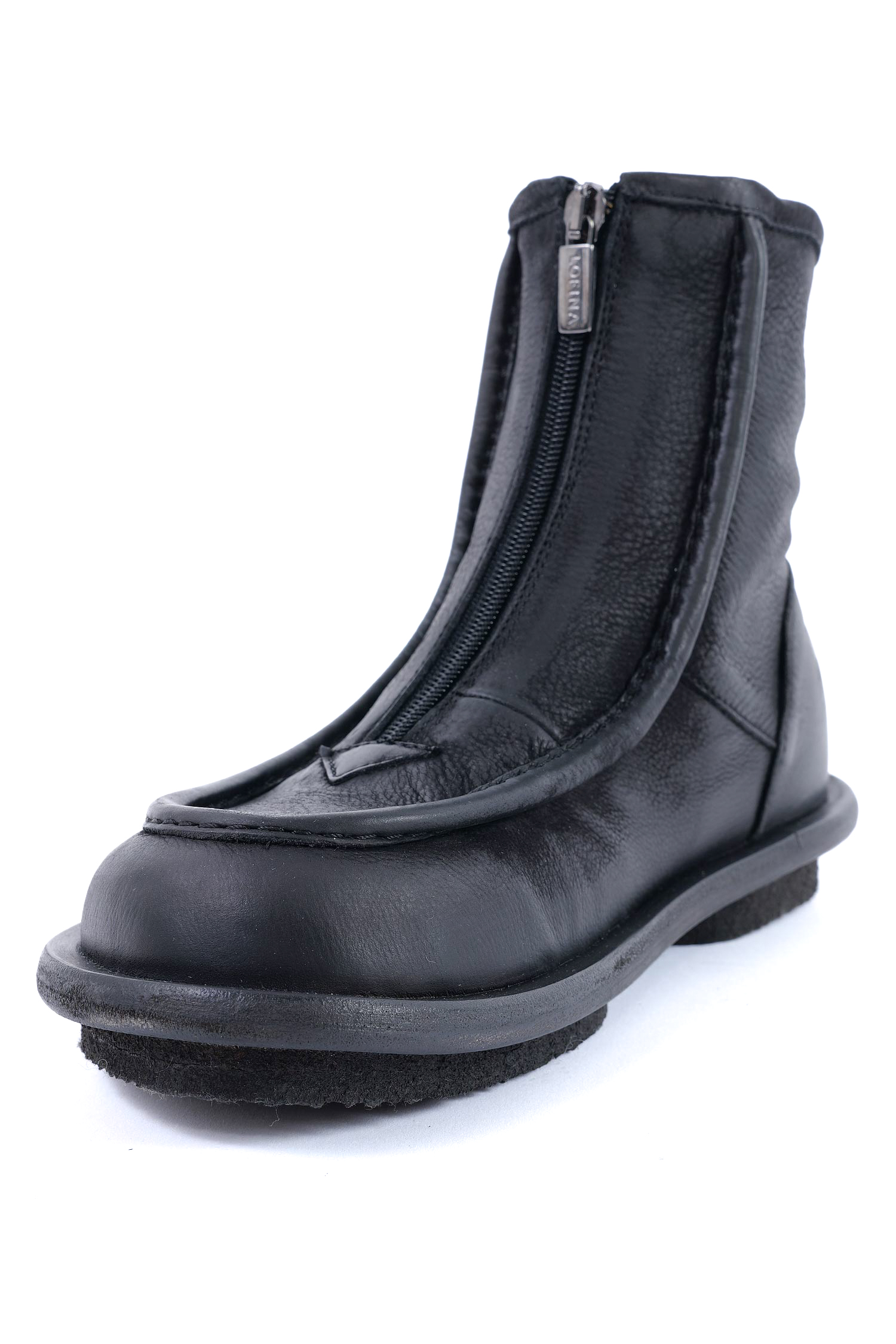 Mokassin Stiefel - Schwarz - 10303