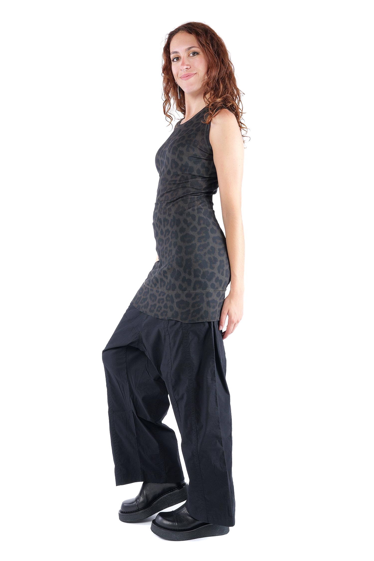 Rippjersey Top - Leo black cloud - 2261140806