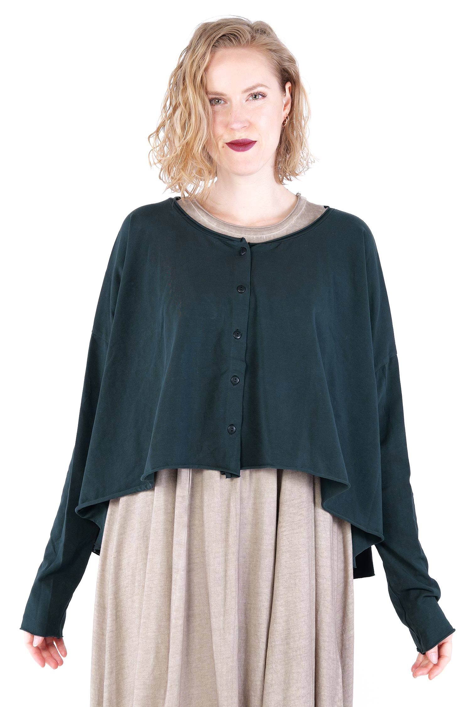 Oversize Jersey Jacke - Waldtanne - Soulviel