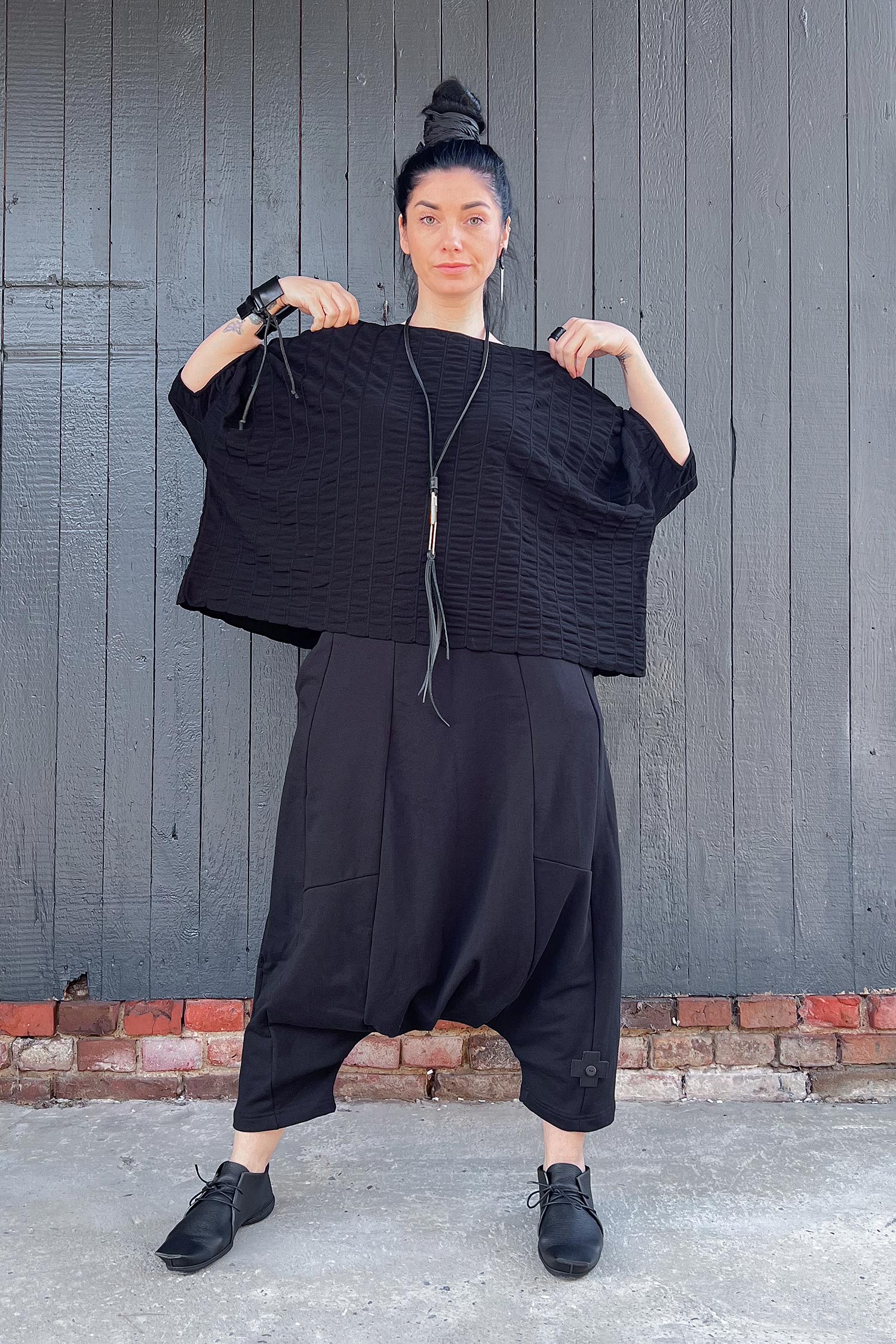 Strickshirt - Schwarz - 26.1-KH031