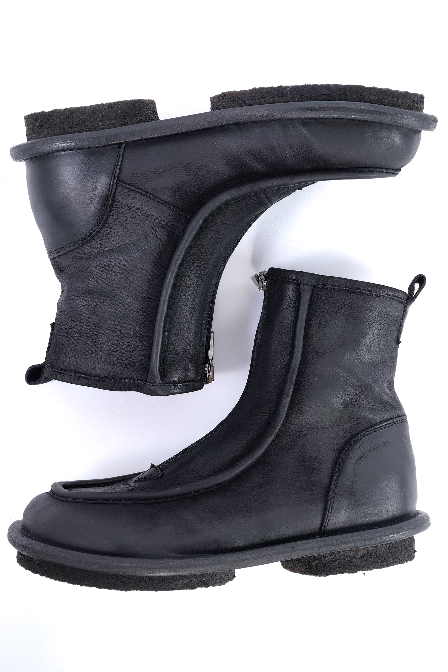 Mokassin Stiefel - Schwarz - 10303
