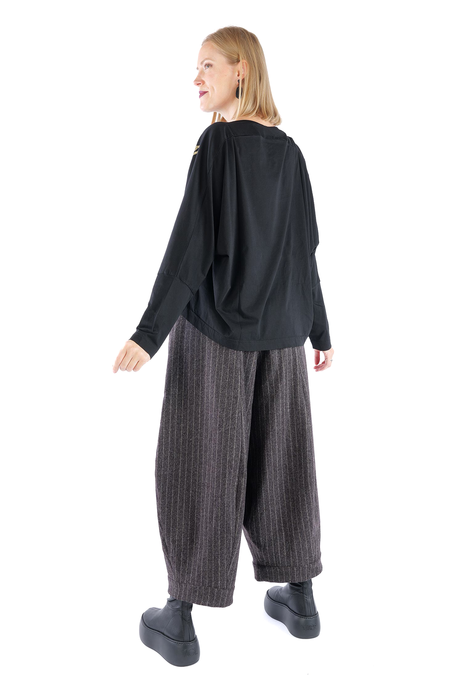 Oversize Pullover - Black print - 2261300504