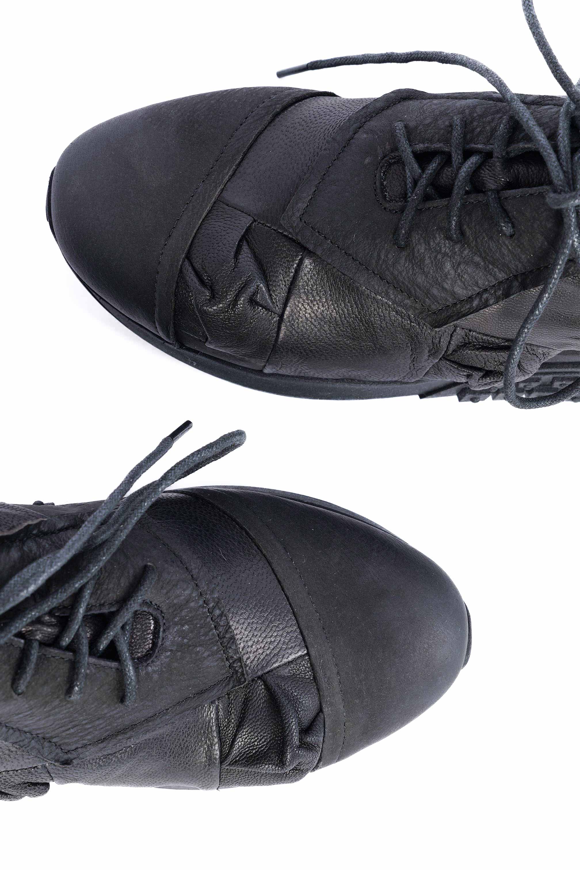 Leder Sneaker - Schwarz - Oliver