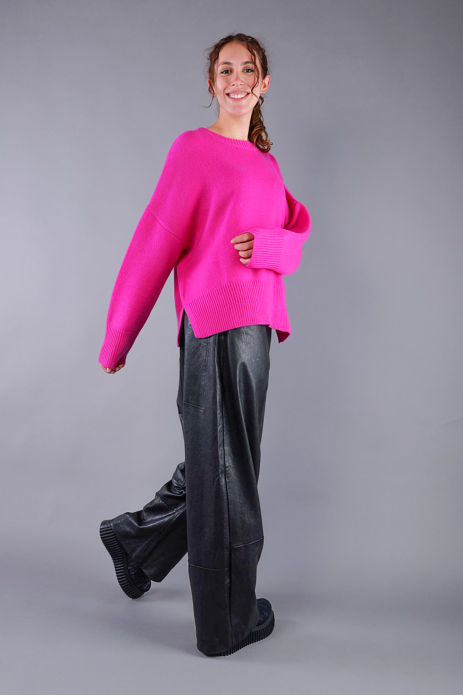 Kaschmir Pullover - Coral - 2465