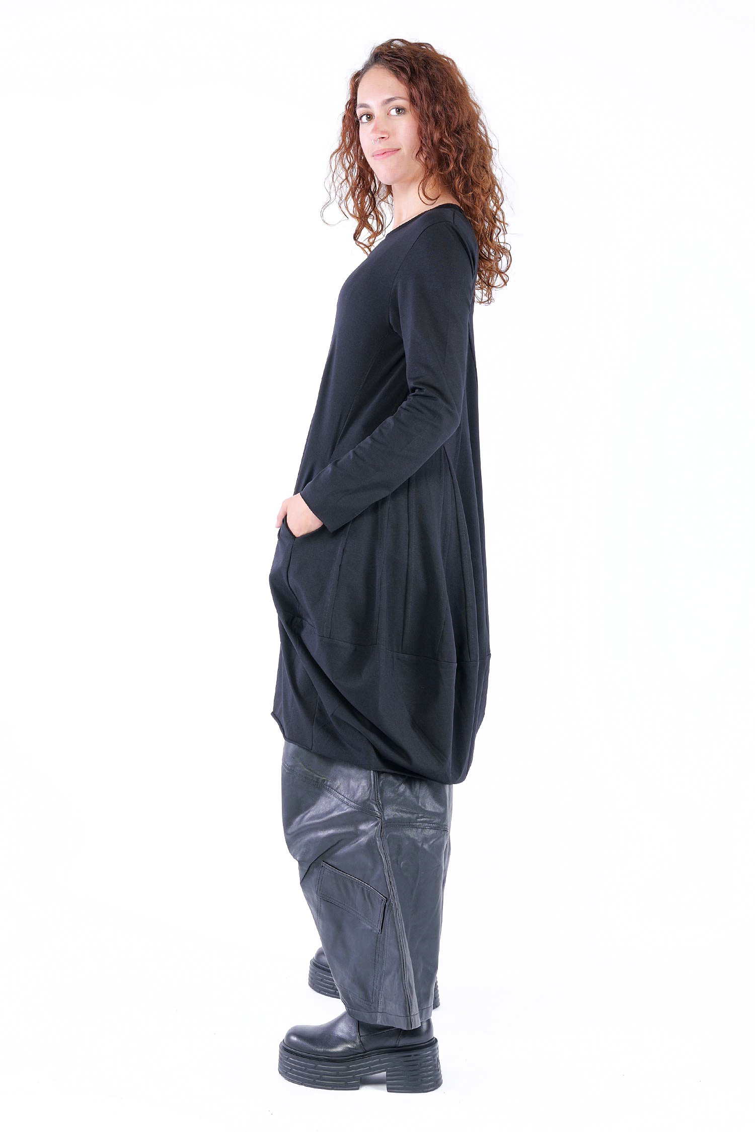 Tulpiger Pullover - Schwarz - 26.2-KHS208