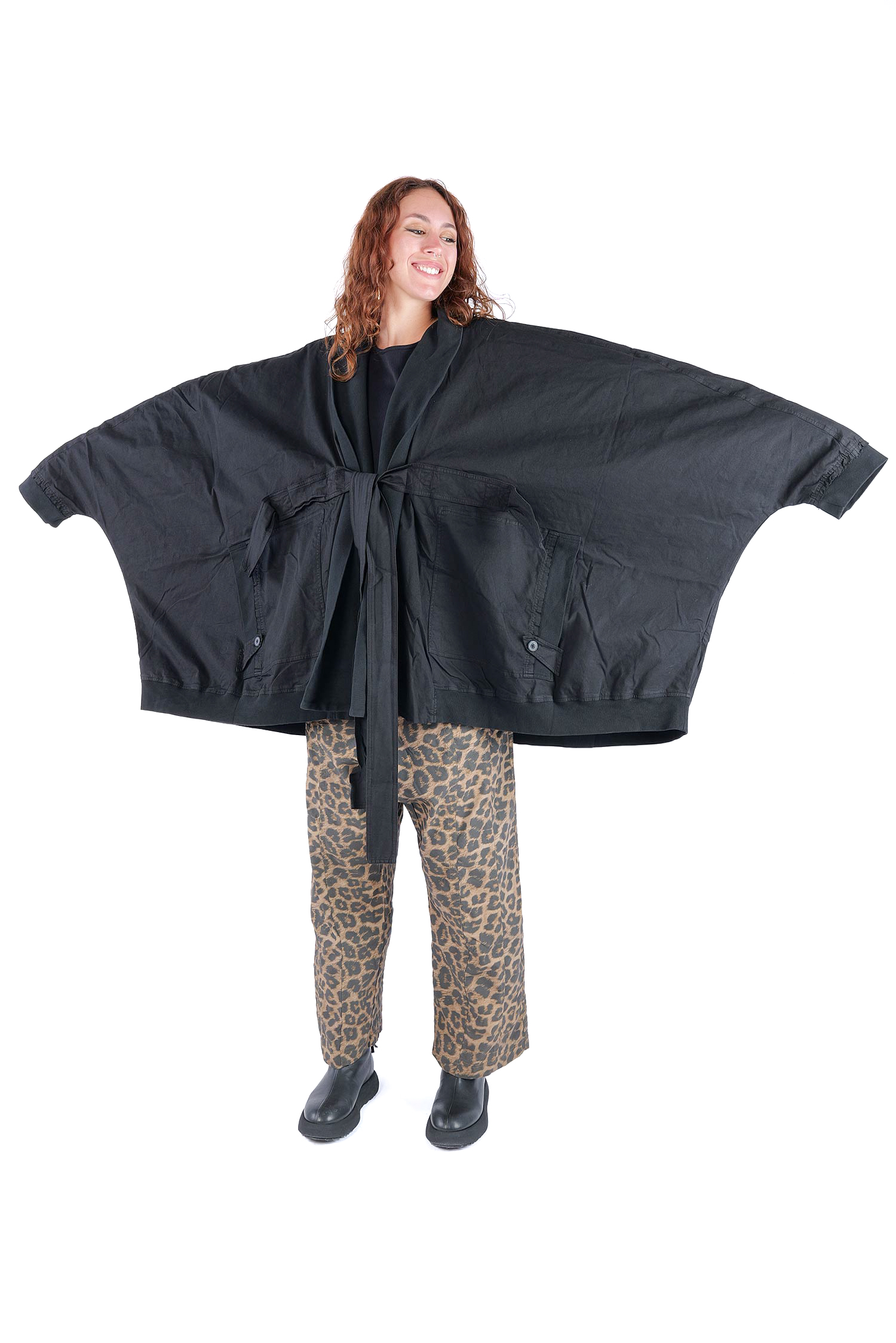 Oversize Jacke - Schwarz - 2262601108