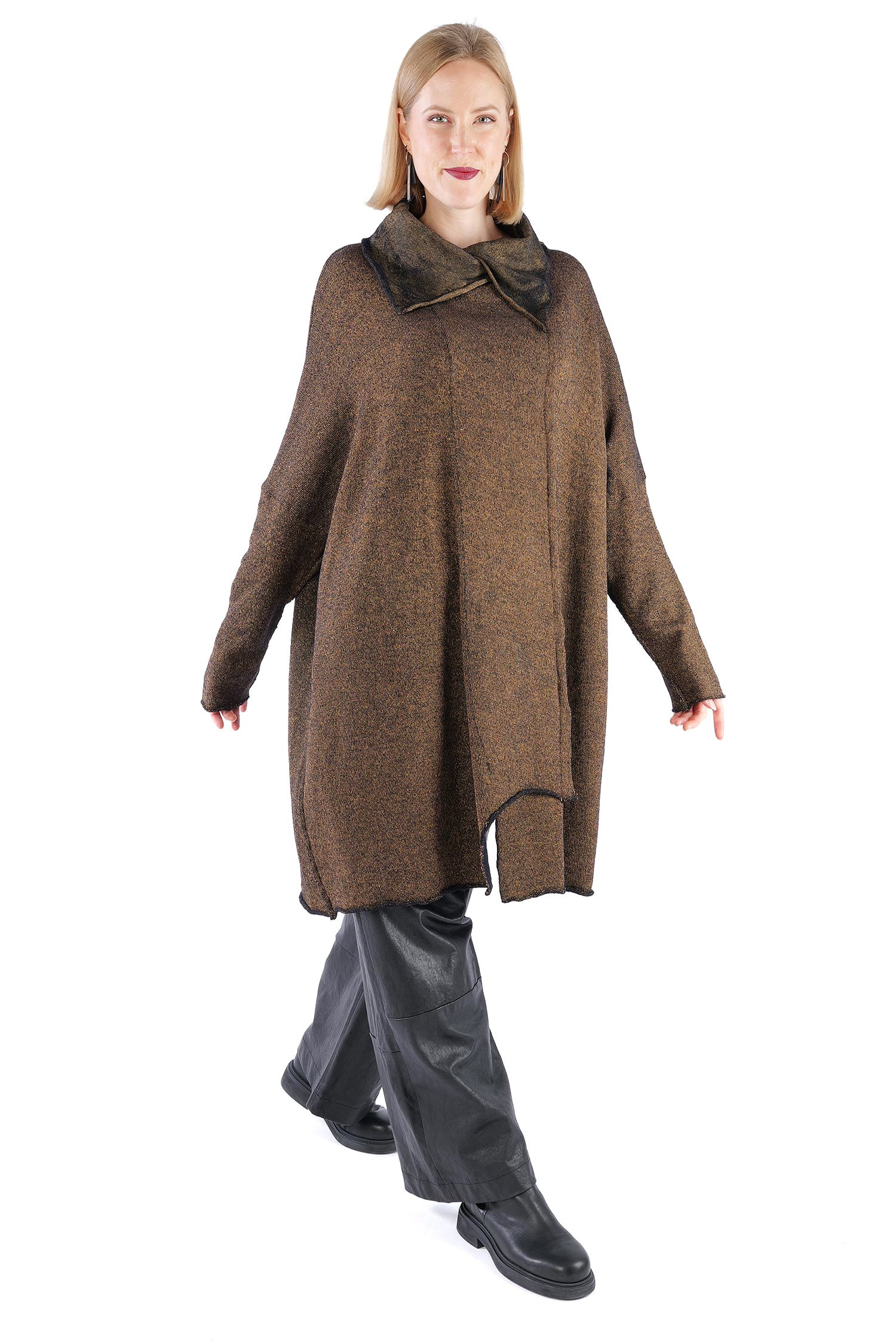 Wolltunika - Black gold - 2261687004