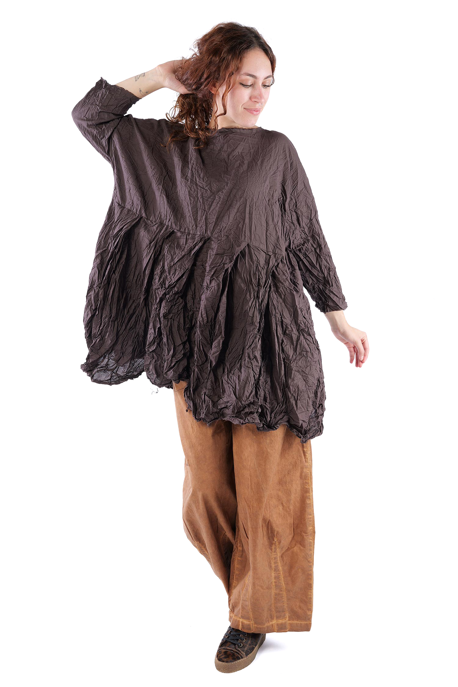 Crinkled tunic - Ritter - Slowgold